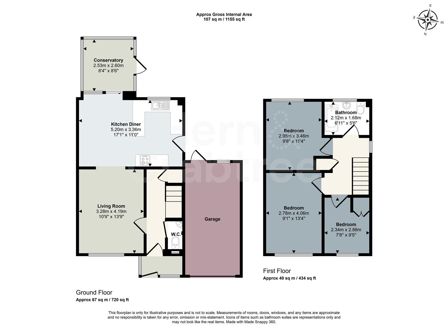 6, Cae Syr Dafydd, Cardiff floorplan