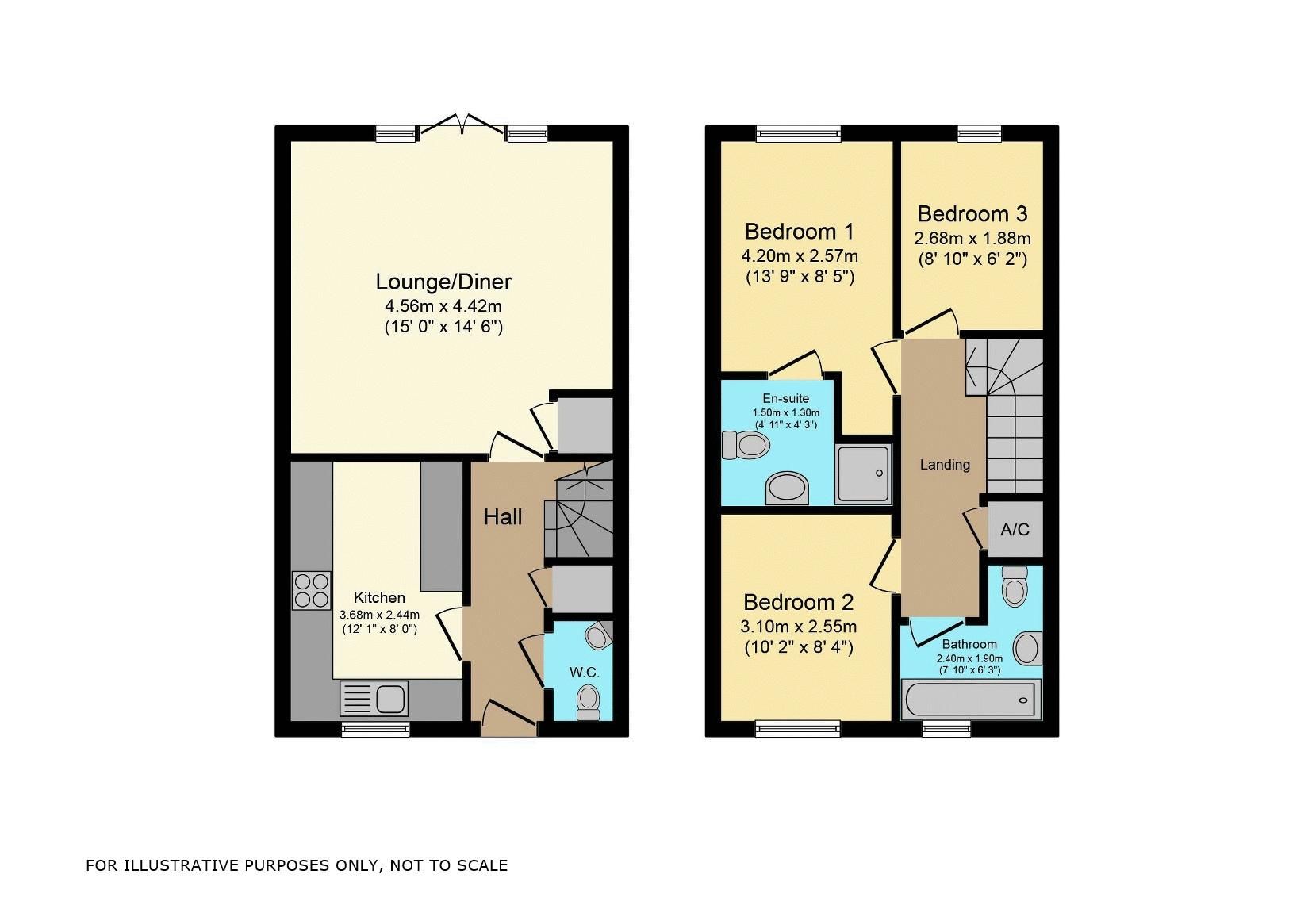 1, Buckmaster Way, Rugeley floorplan
