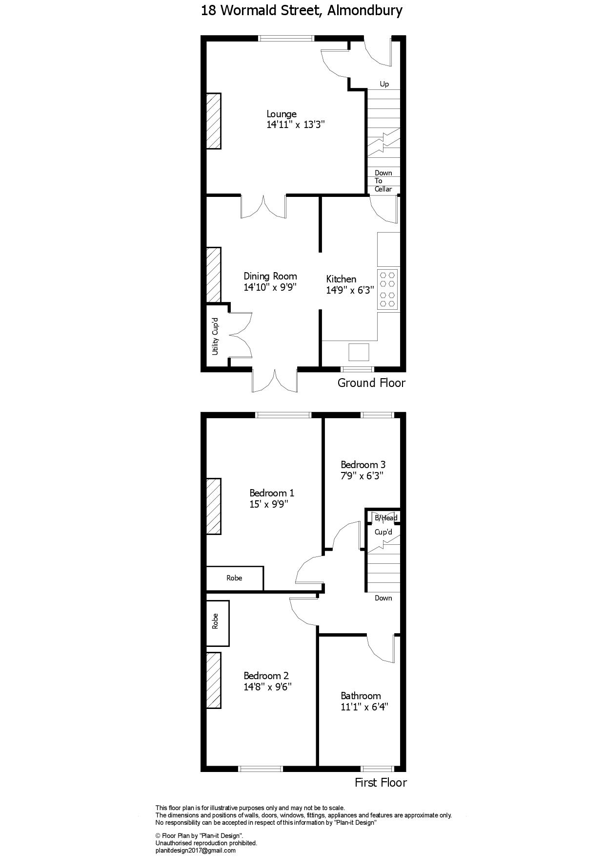 Wormald Street, Almondbury, Huddersfield HD5, 3 bedroom terraced house
