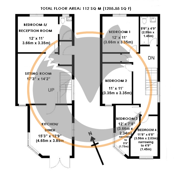 5 Railway Terraces,, Avenue Road, Hampshire floorplan