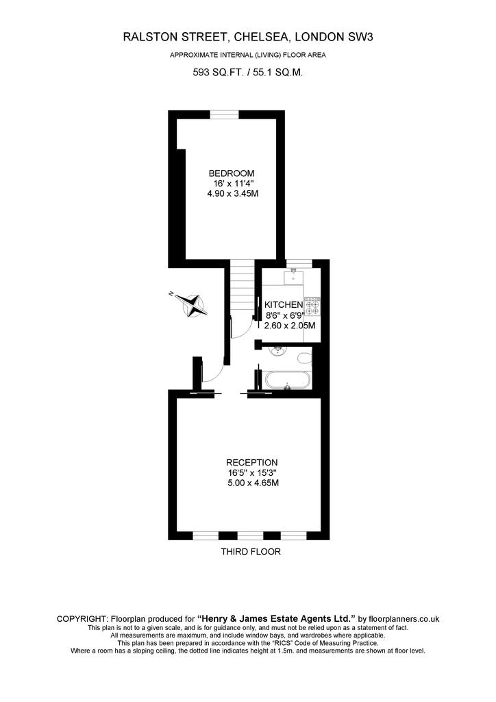 1 Bedrooms Flat to rent in Ralston Street, London SW3