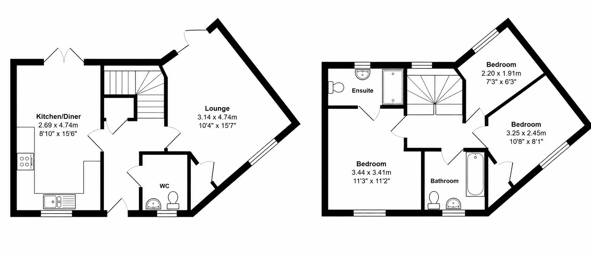 2, Mallins Way, Grays floorplan