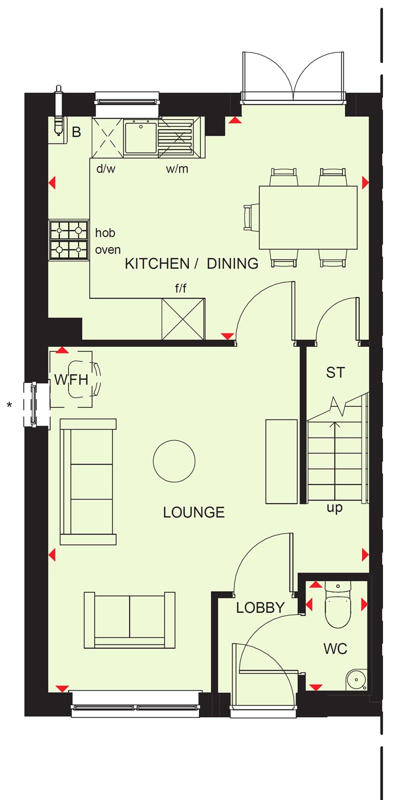 Plot 246 Maidstone,, Welshpool Road, Shrewsbury floorplan