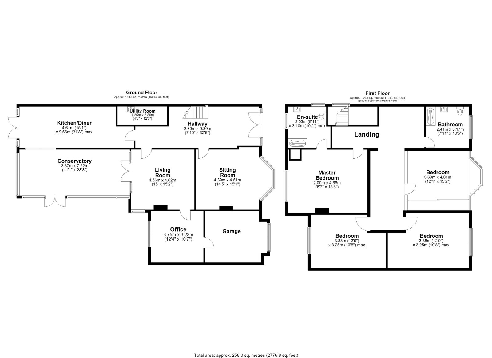 58, Yarborough Crescent, Lincoln floorplan