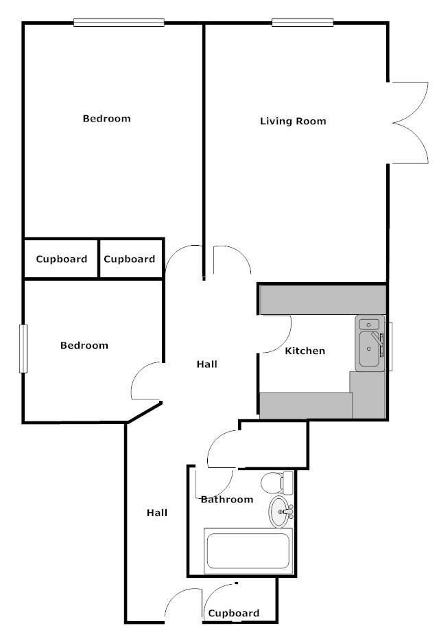 2 Bedrooms Flat to rent in Three Bridges, Pound Hill, Crawley RH10