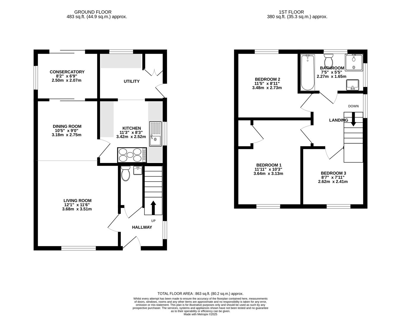 39, Woodlands Avenue, Brecon floorplan