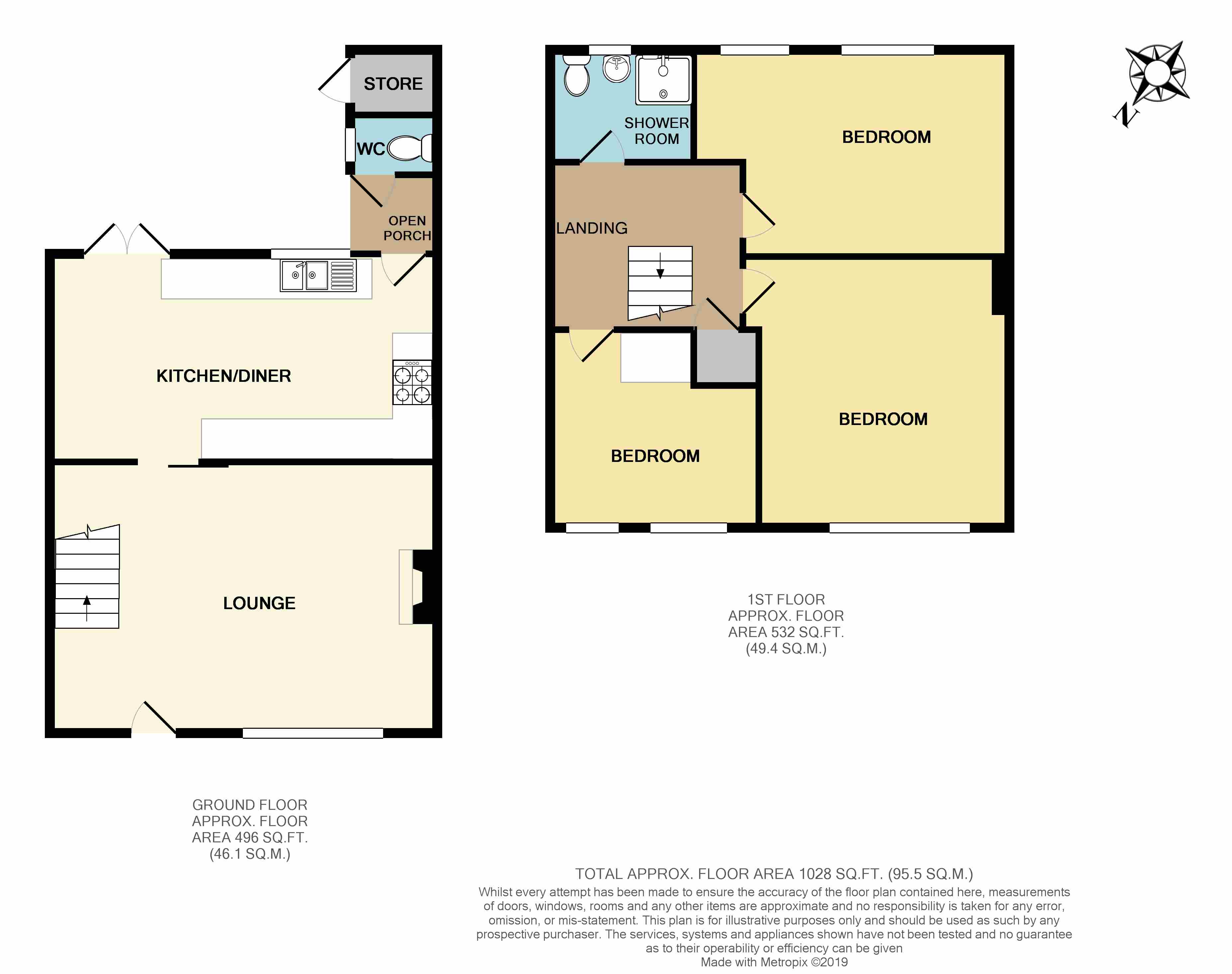 3 Bedrooms Terraced house for sale in Gardiner Close, St. Pauls Cray, Orpington BR5