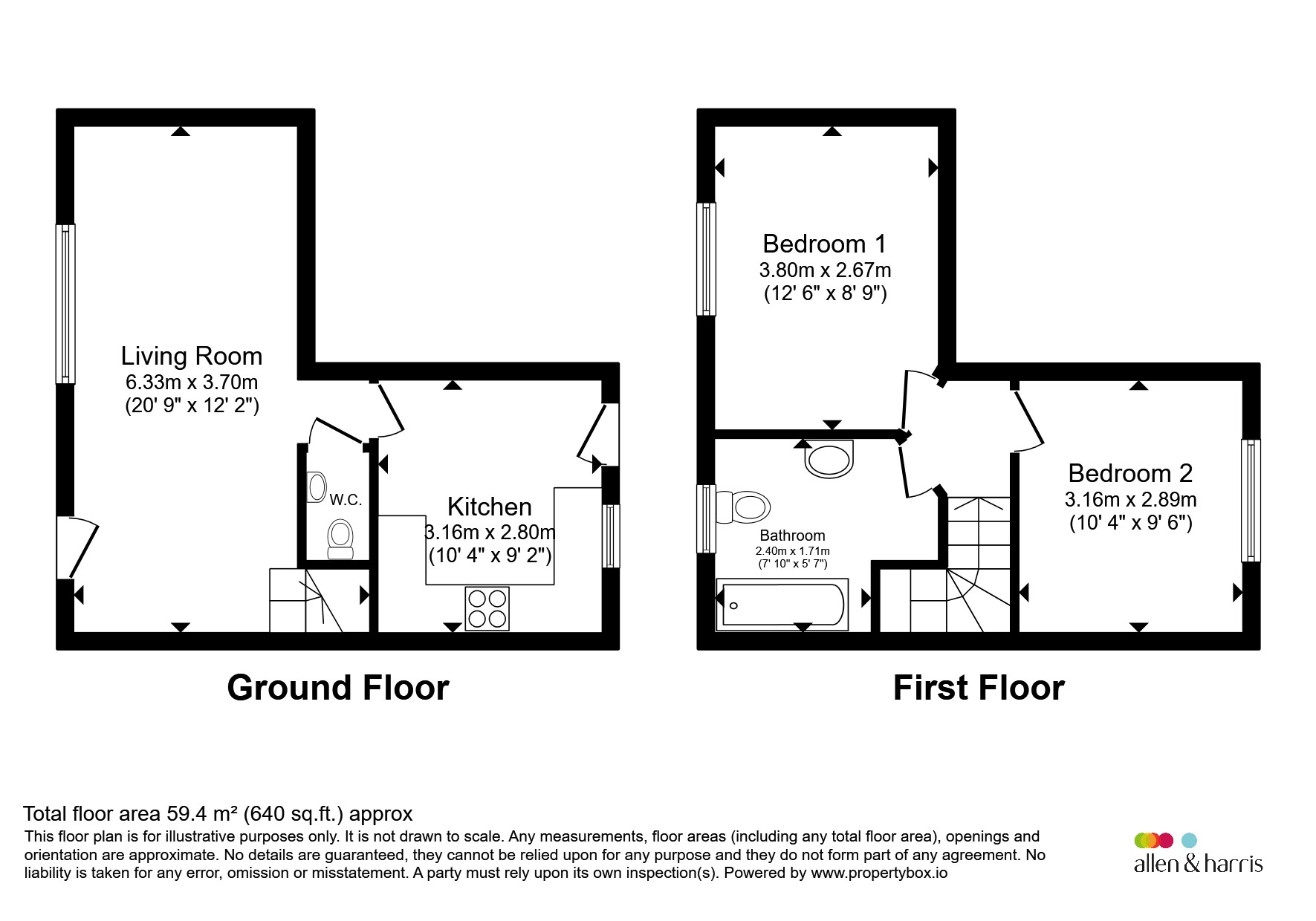 1, Milvery Way, Oxford floorplan