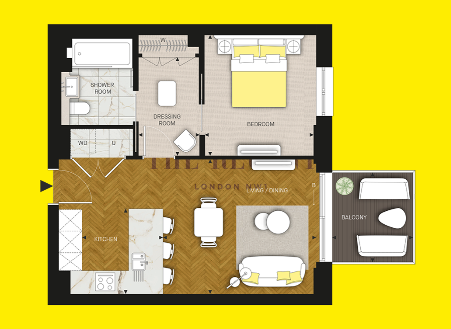 Property 203, The Gallery Camden Goods Yard, Camden, London floorplan