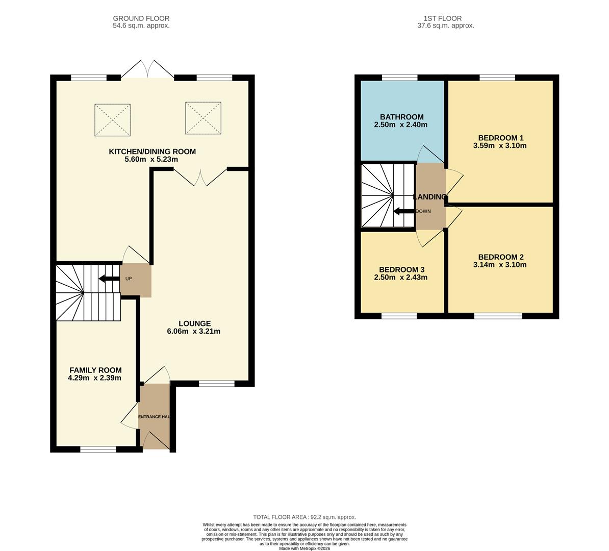 39, Field Drive, Barnsley floorplan