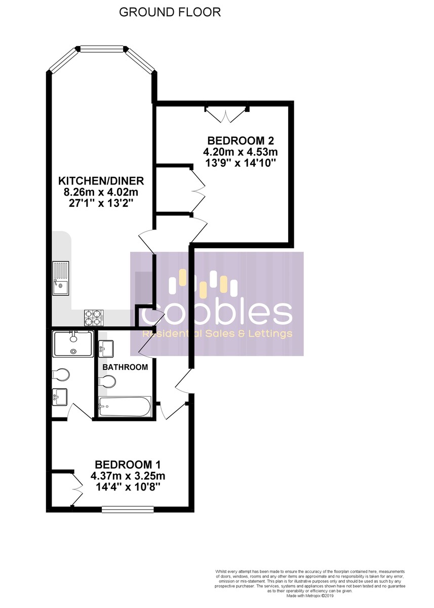 2 Bedrooms Flat to rent in Quarry Street, Guildford GU1