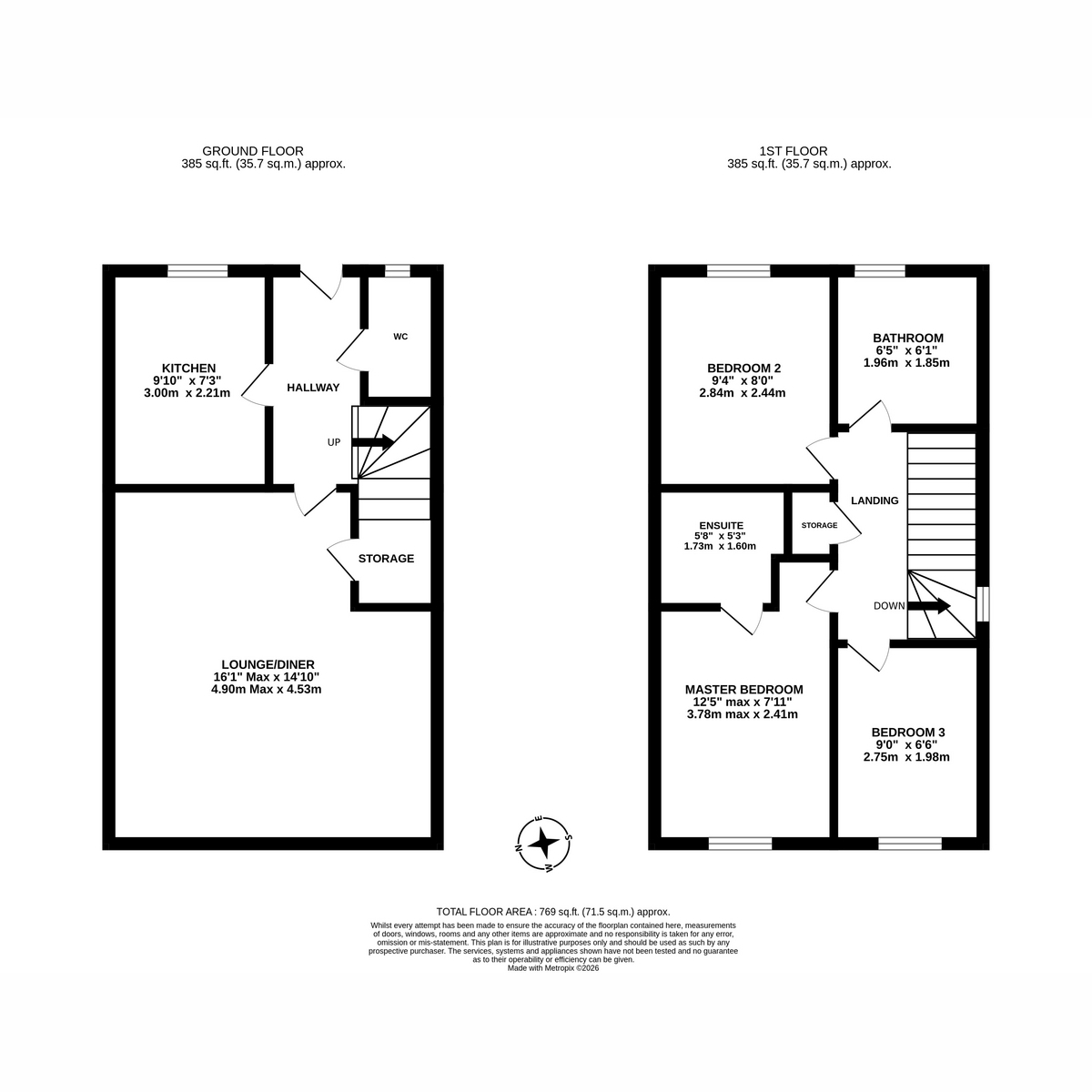 Gardeners Way, Southam floorplan