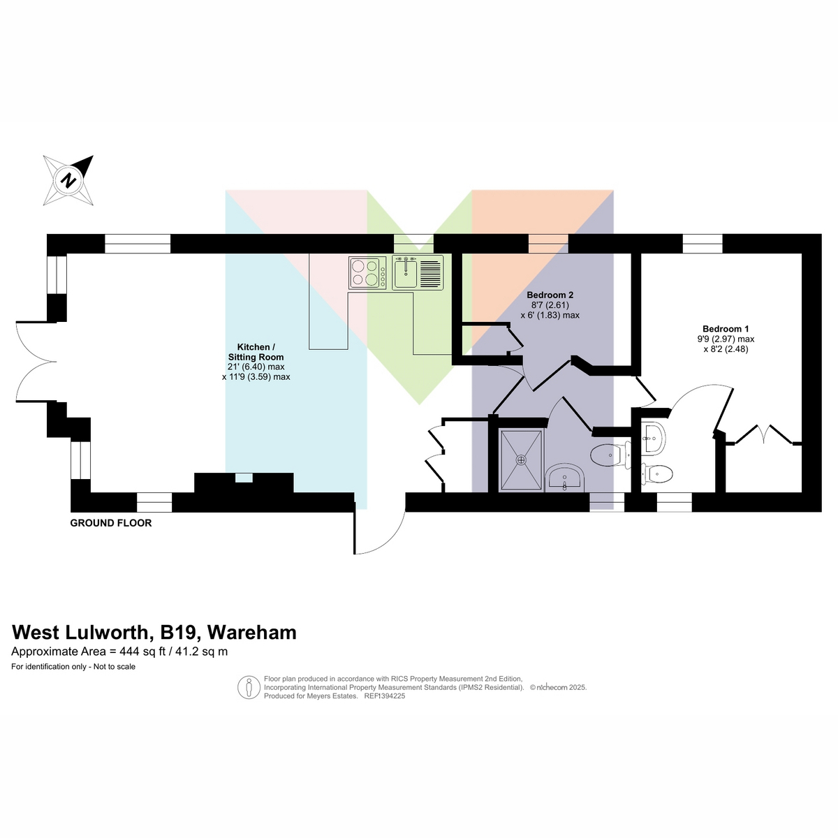 B19, Durdle Door Holiday Park, Wareham floorplan