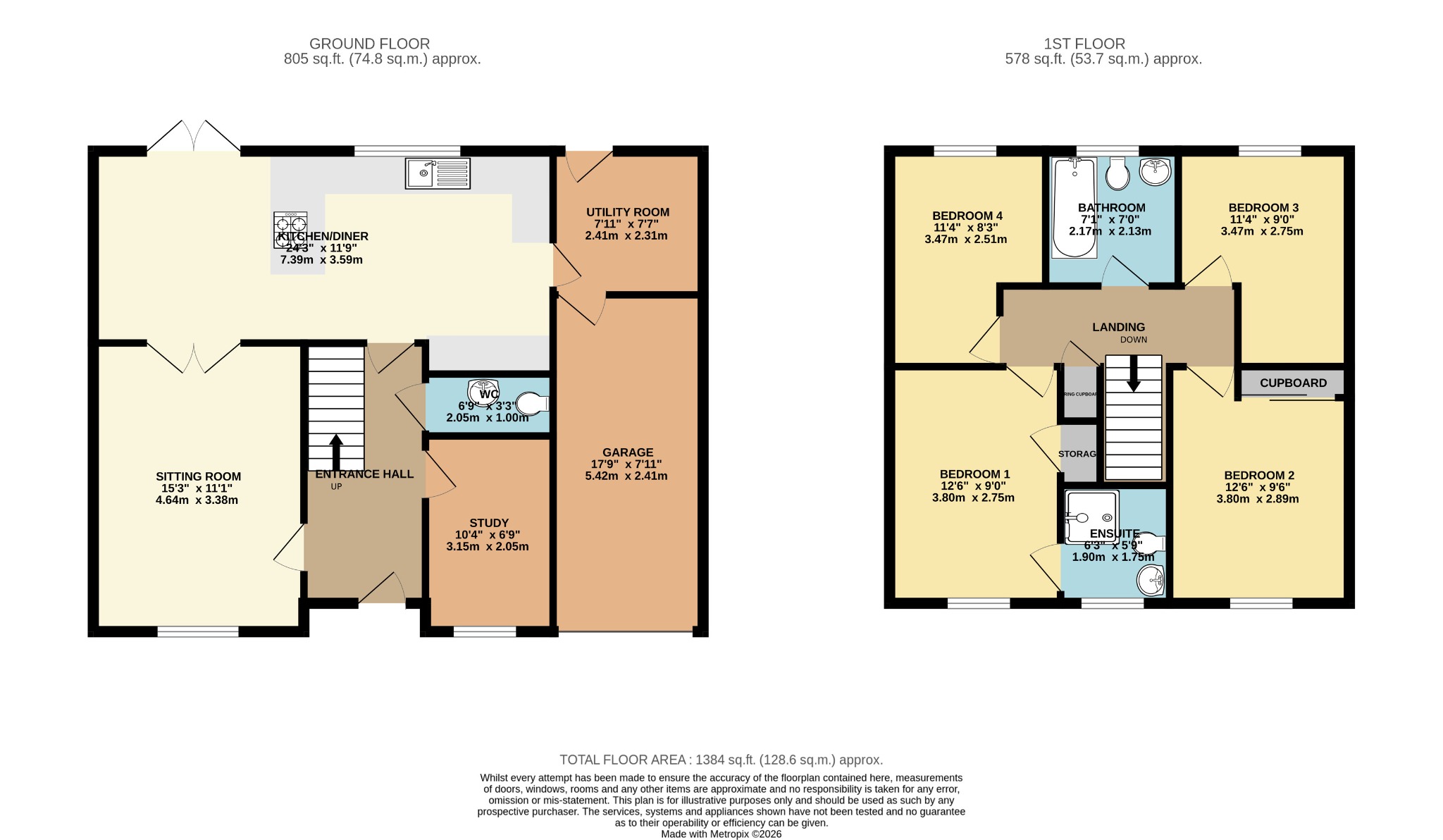 19, Russley Close, Swindon floorplan