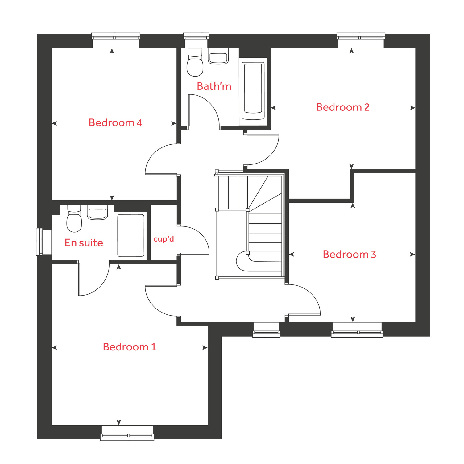 109, Off Lickers Lane, Whiston floorplan