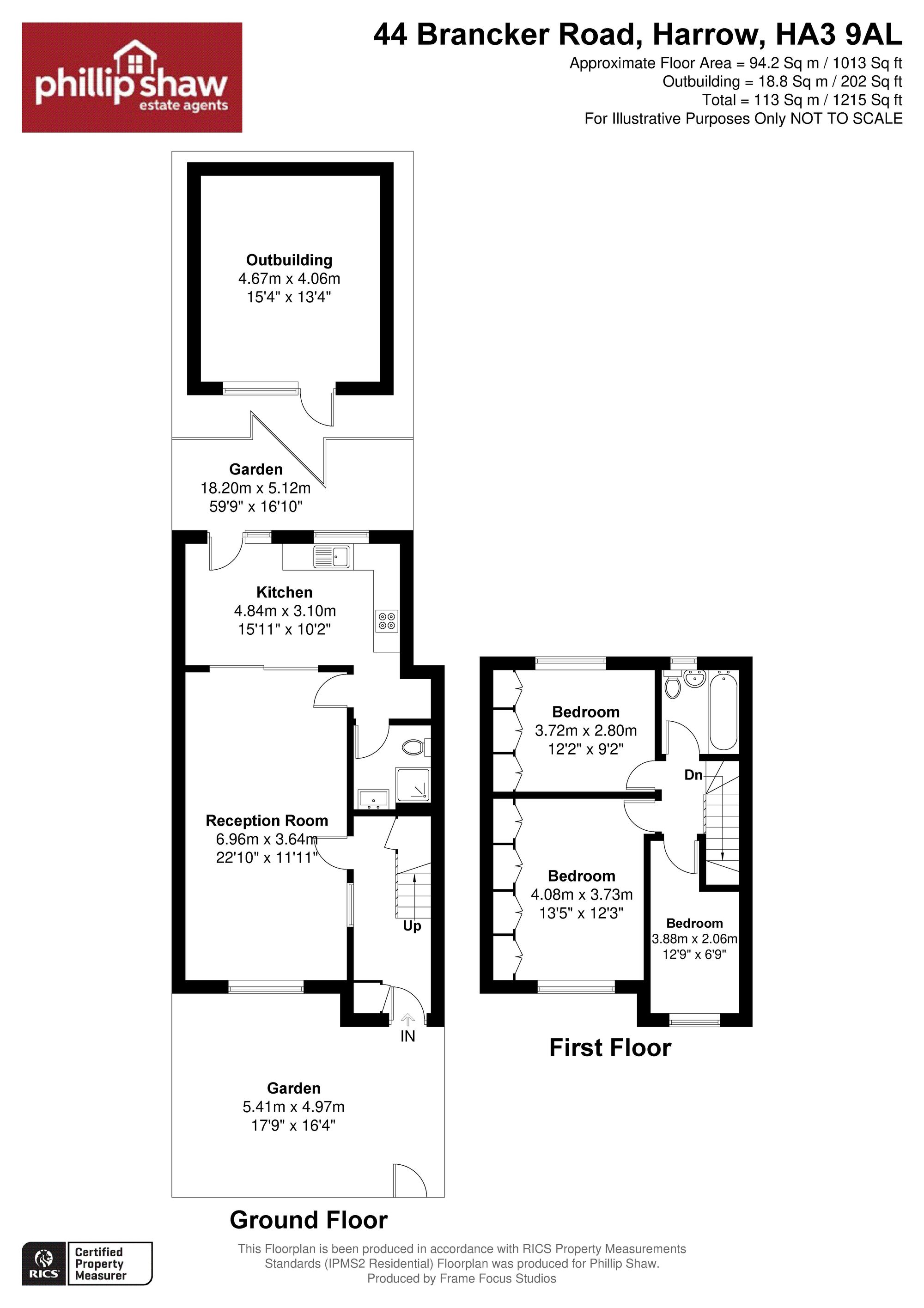 44, Brancker Road, Harrow floorplan