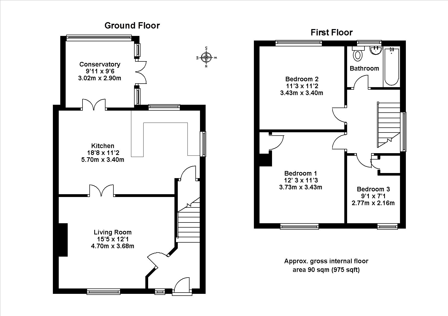 3 Bedrooms Semi-detached house for sale in Chichester Road, Saffron Walden, Essex CB11