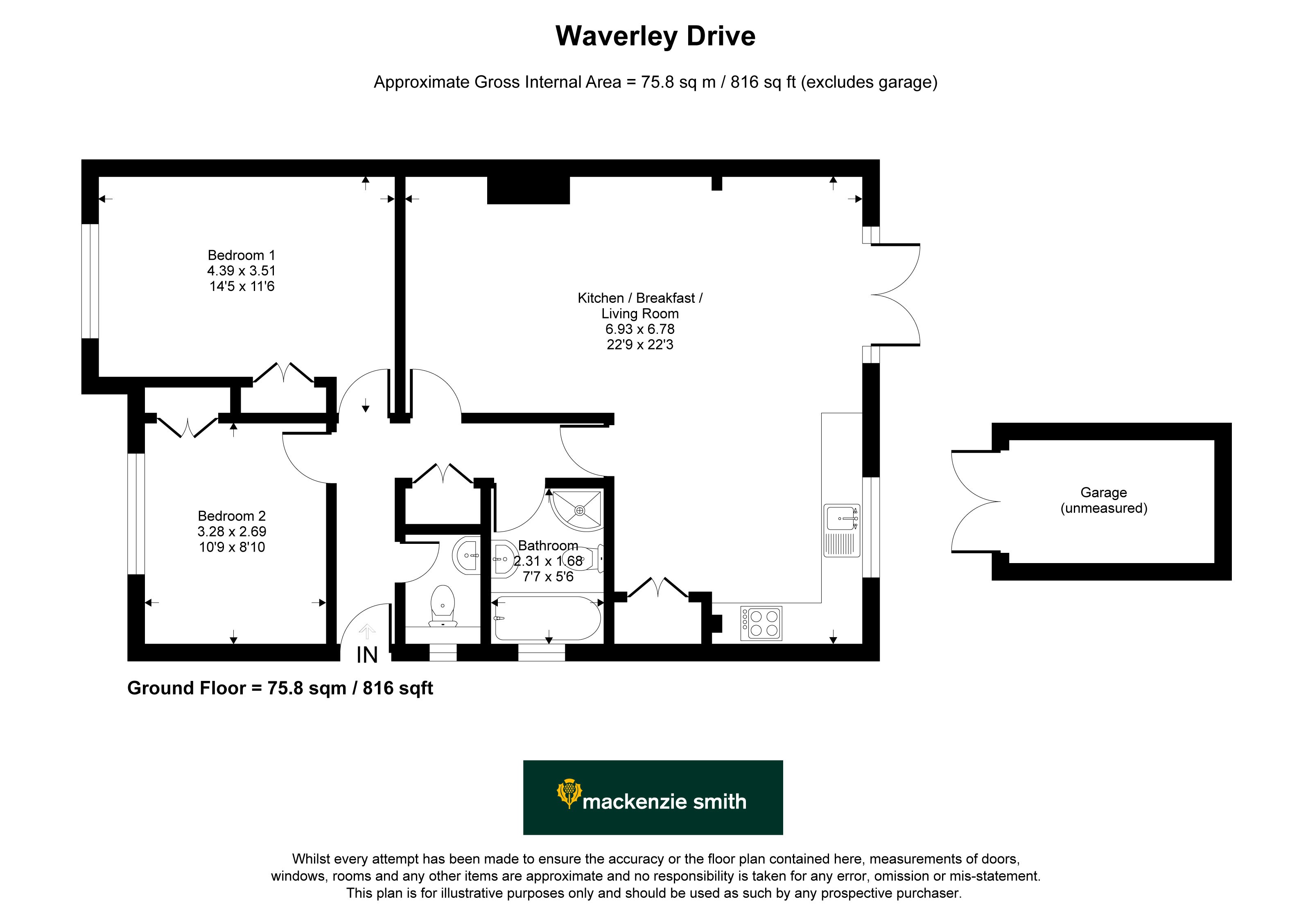 36, Waverley Drive, Guildford floorplan