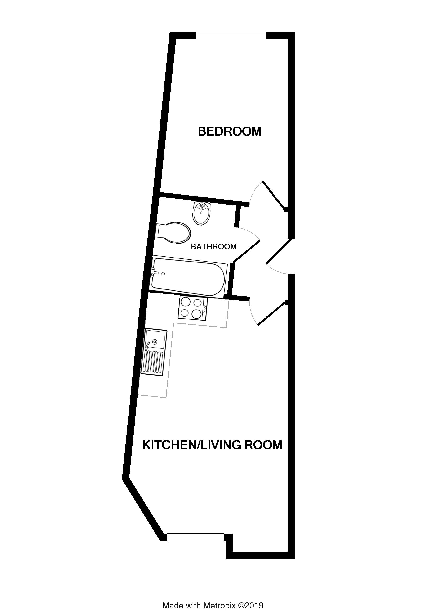 1 Bedrooms Flat to rent in West Street, Bedminster, Bristol BS3