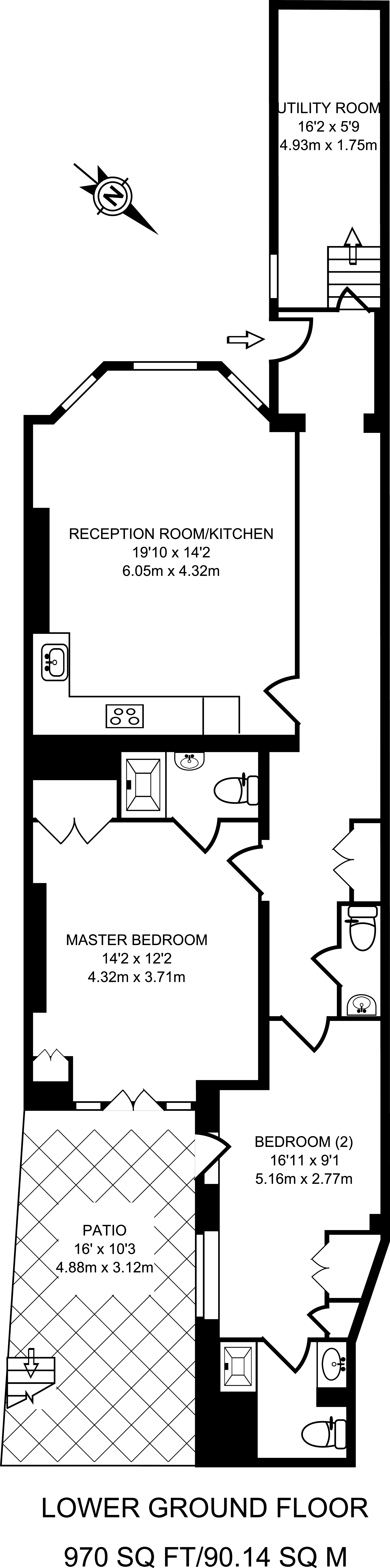 Floorplan - Representation Of Current Layout, Internal Floor Area Approx.