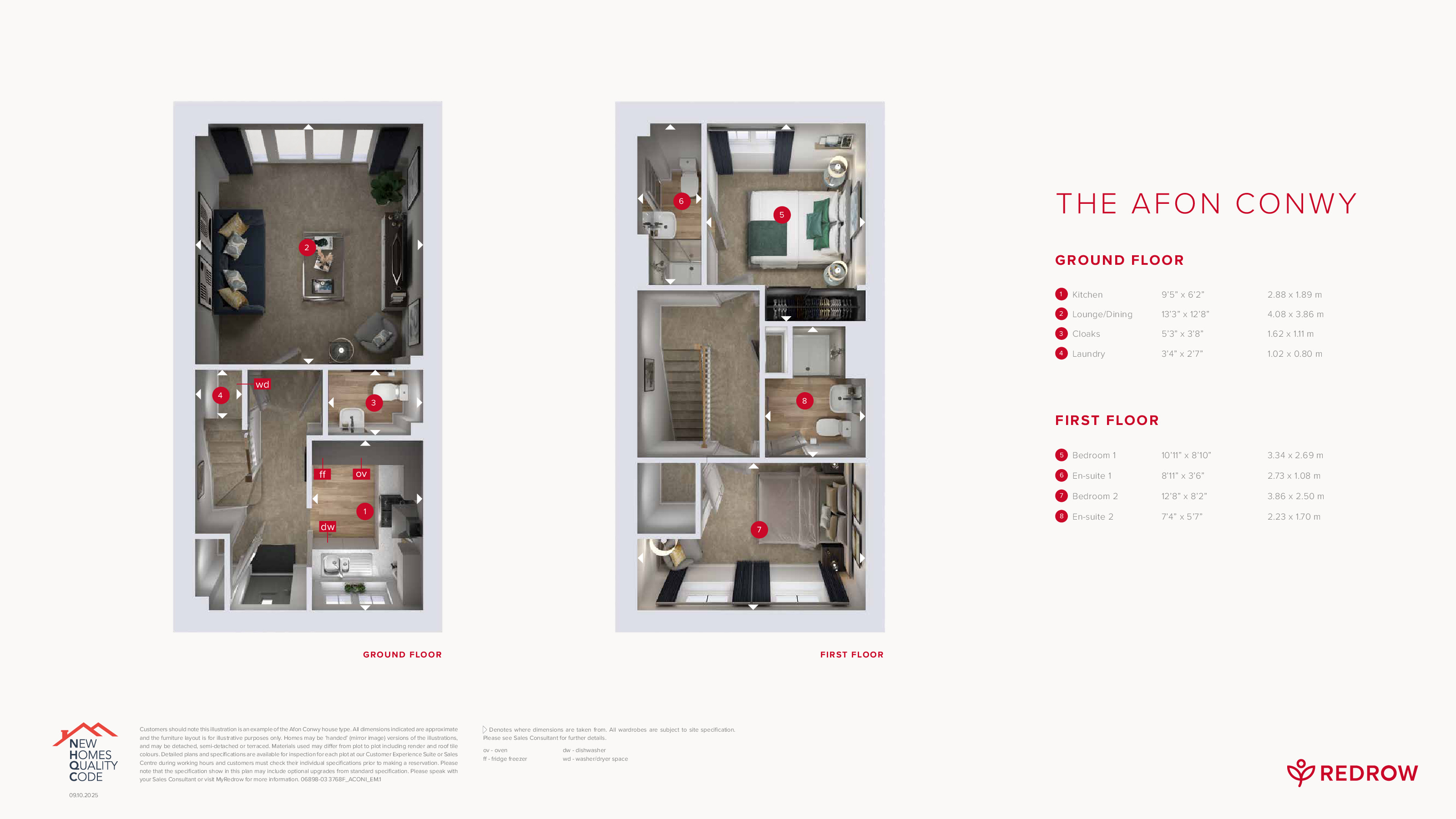 Rhodfa Plasdŵr, Cardiff floorplan