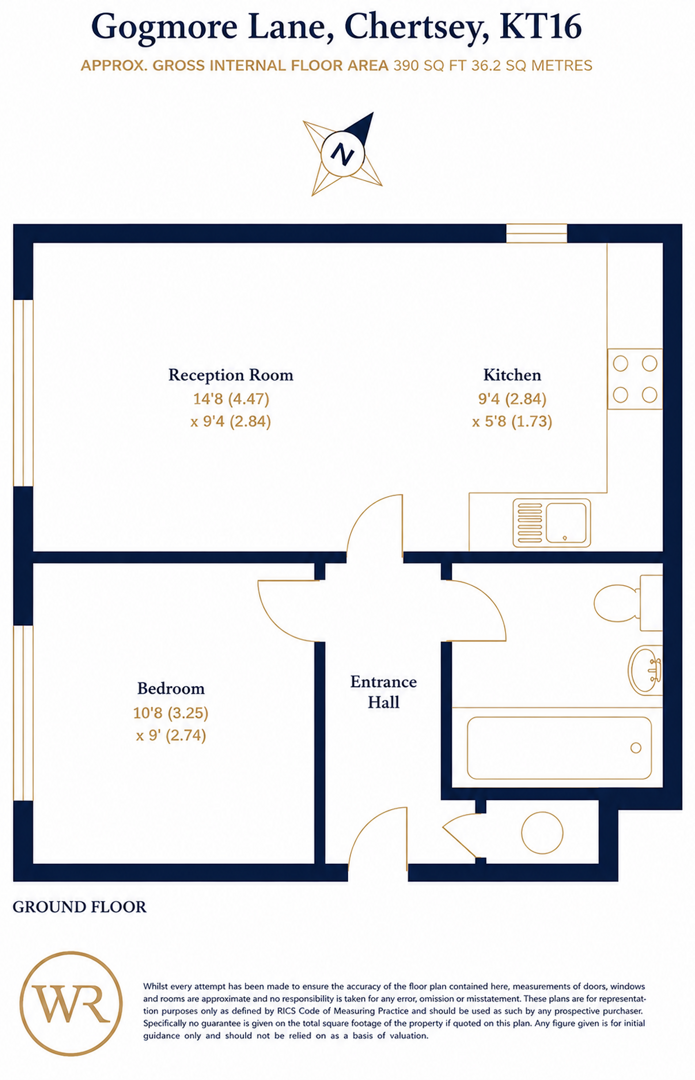 11 Foundry Mews, Gogmore Lane, Chertsey floorplan