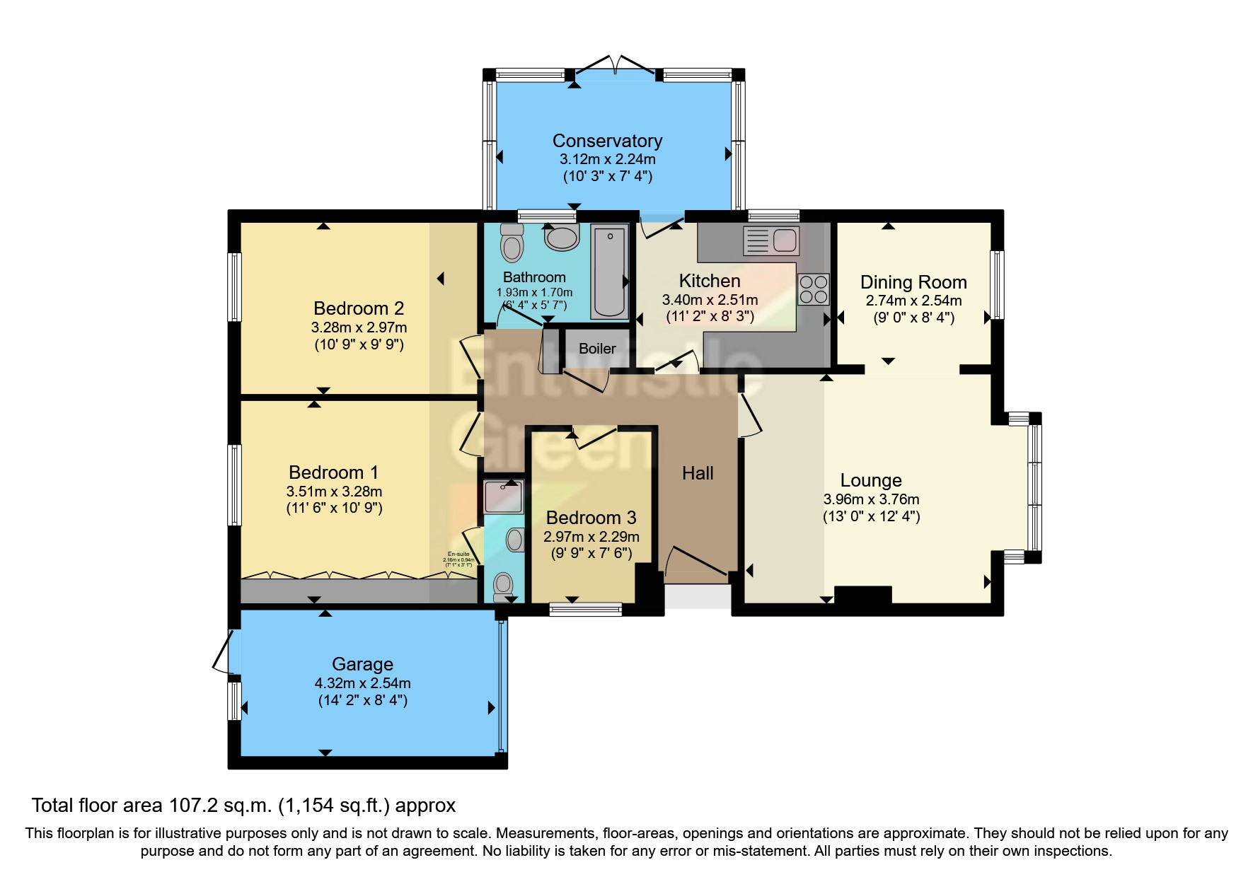 Fossdale Moss, Leyland PR26, 3 bedroom bungalow for sale 61674215