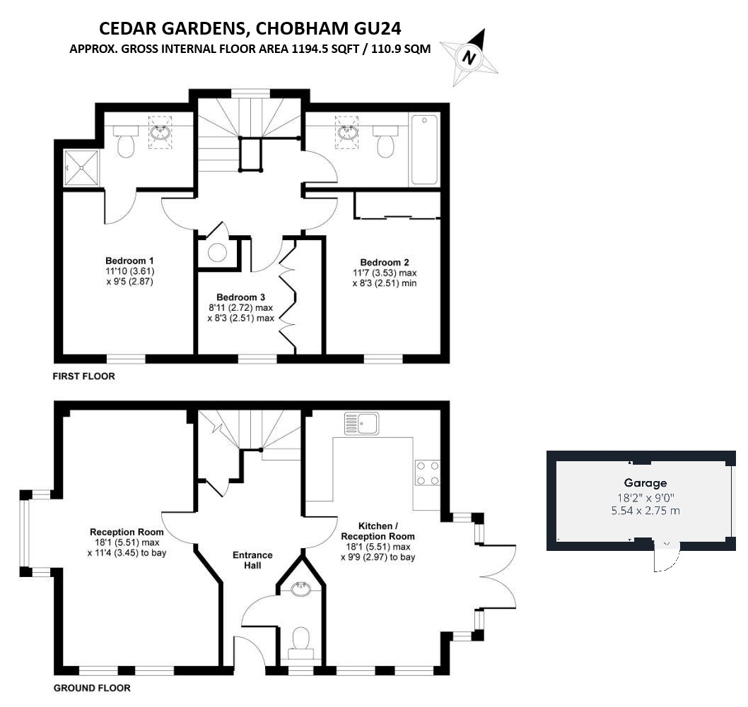 8, Cedar Gardens, Woking floorplan