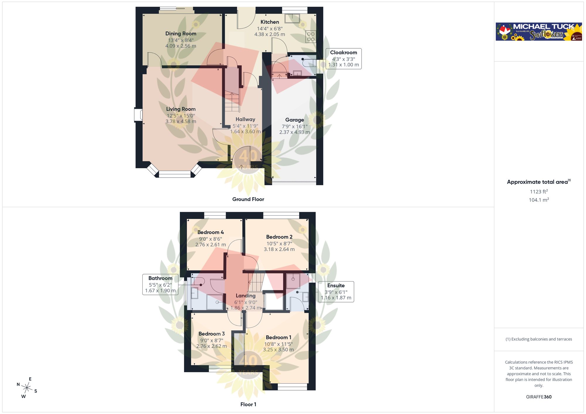 5 Upton Lane, Gloucester floorplan