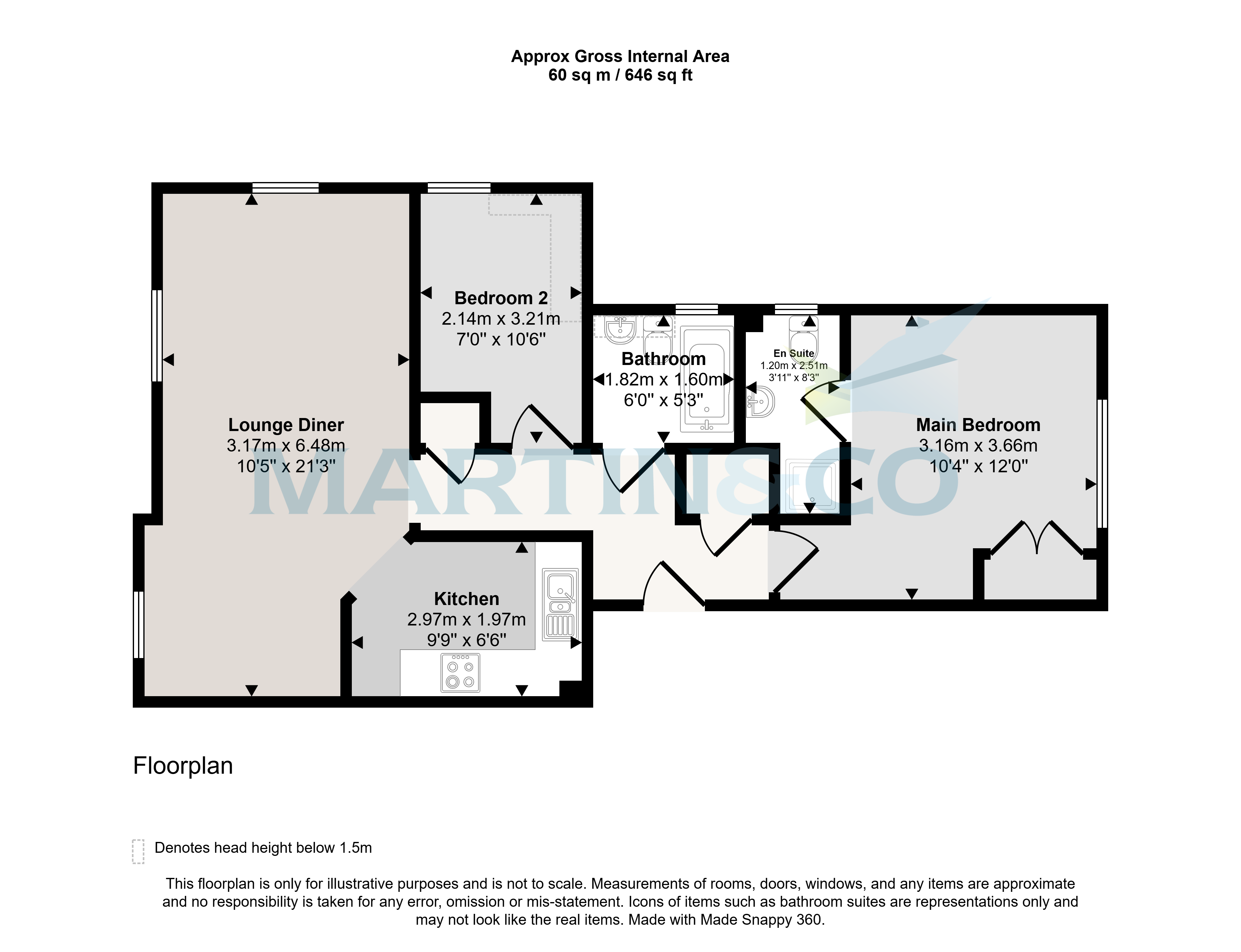 Saxon Court, Ashford floorplan