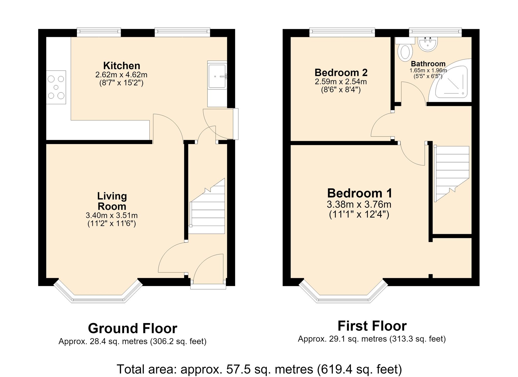 6 Coppice Avenue, Accrington floorplan