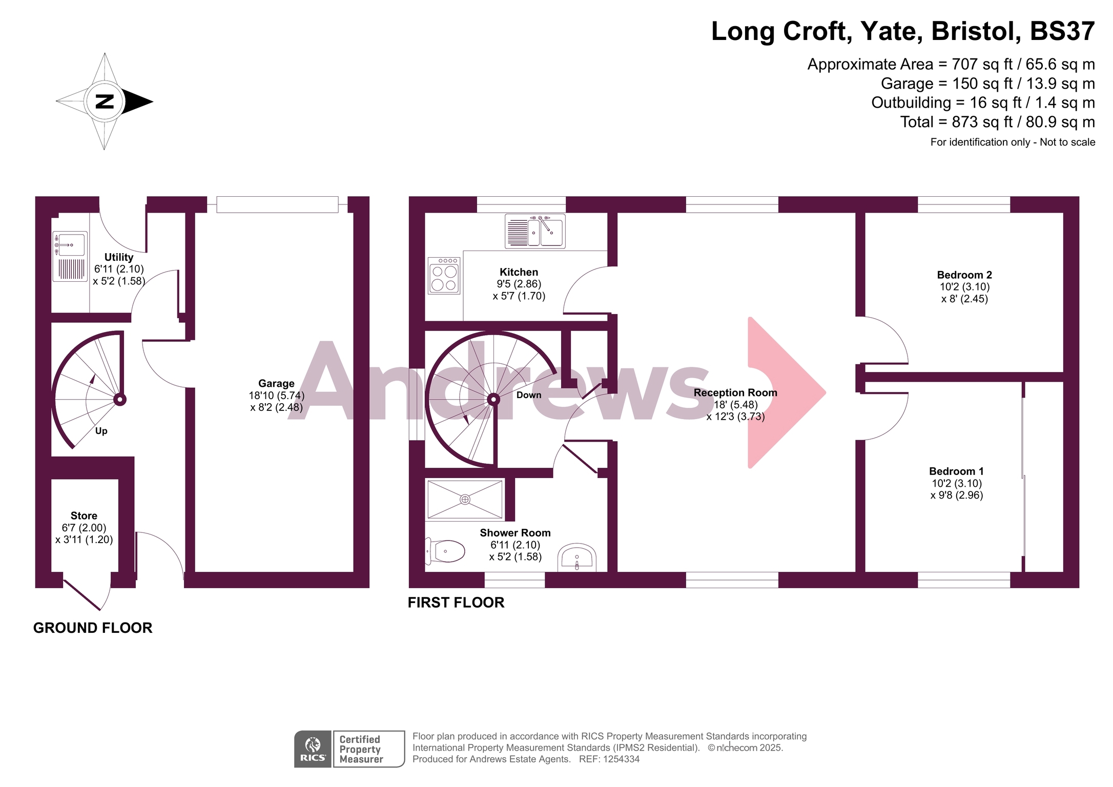 121, Long Croft, Bristol floorplan
