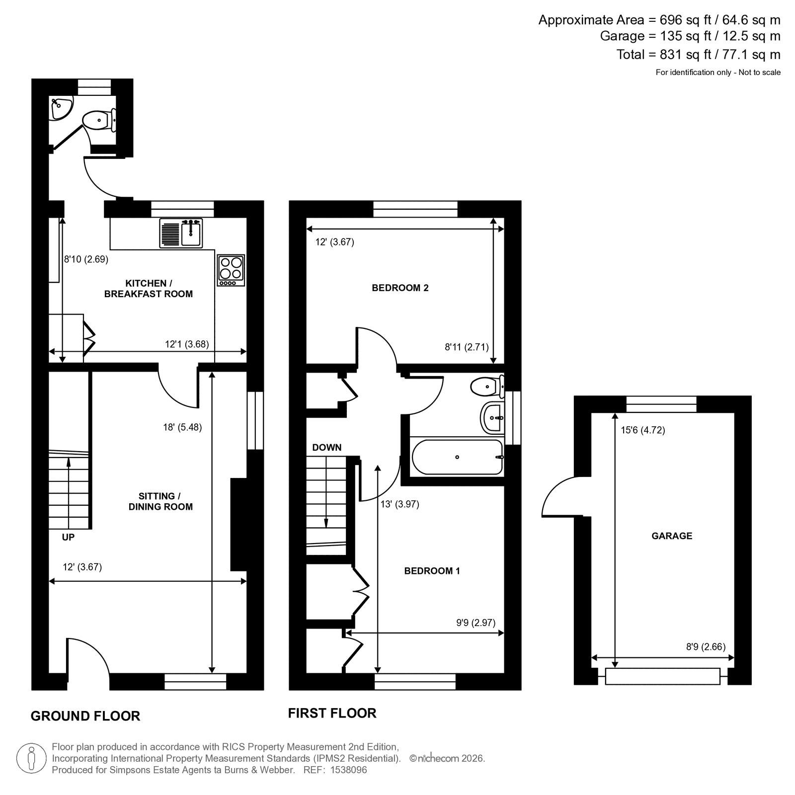 Weydon Hill Road, Farnham floorplan