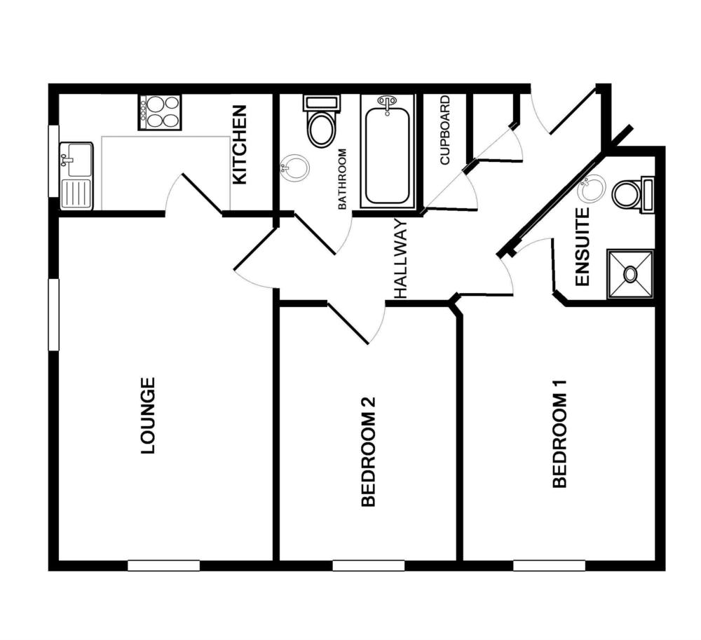 2 Bedrooms Flat to rent in Copthorne Court, Three Bridges, Crawley RH10