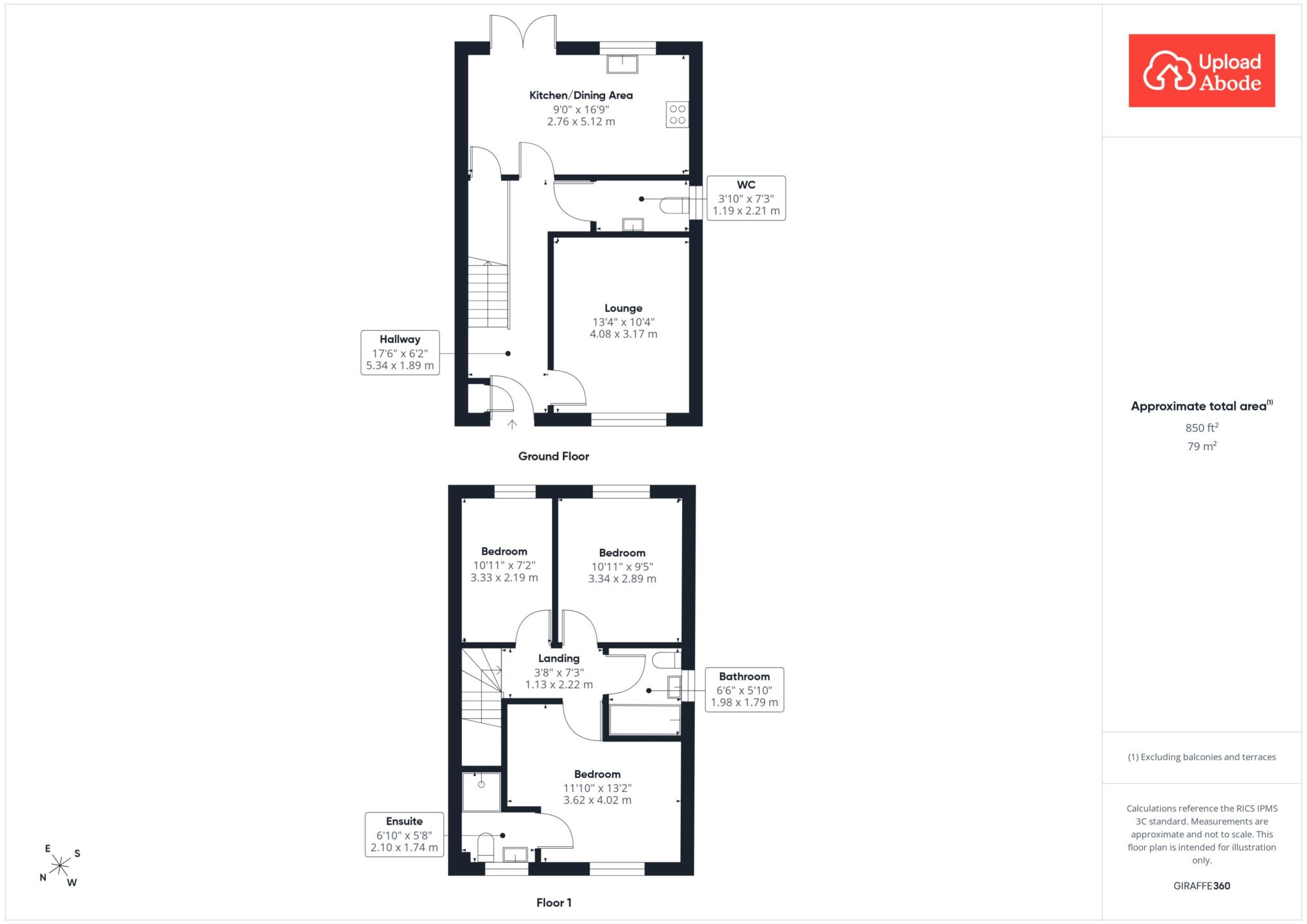 71, Burns Crescent, Motherwell floorplan