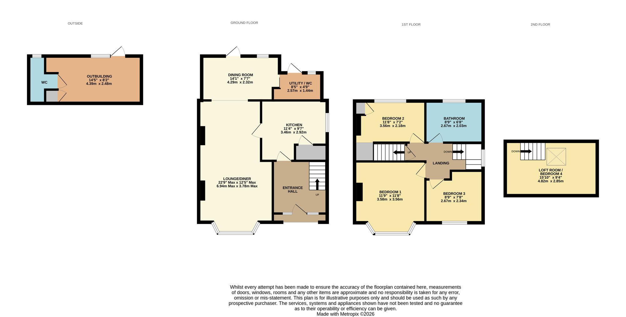 33 Wynter Road, Southampton floorplan