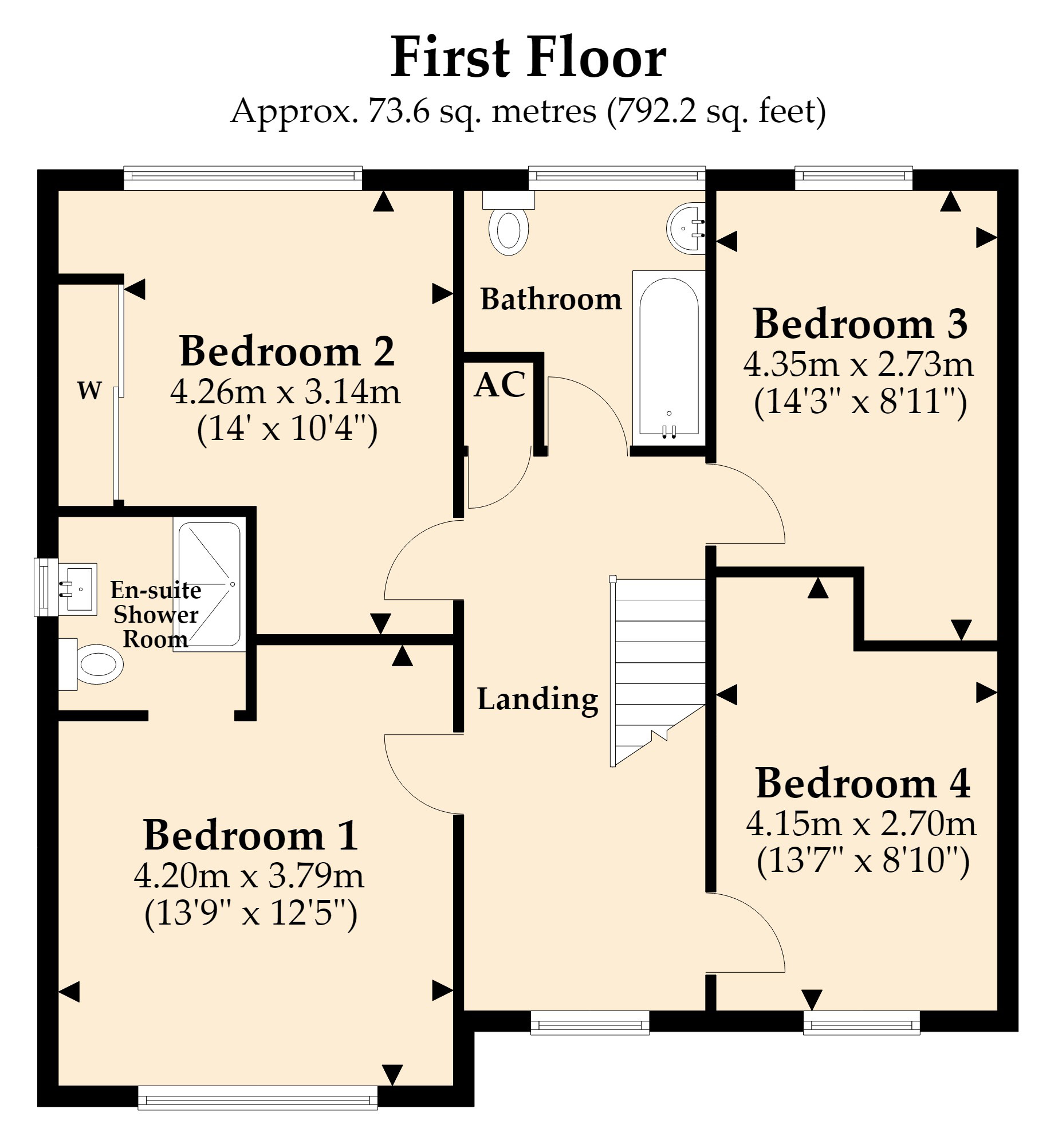 19, Avon Road, Ferndown floorplan
