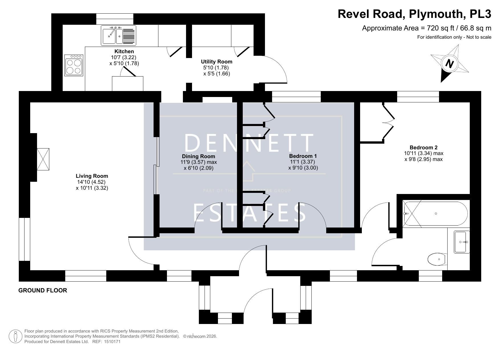 18 Revel Road, Plymouth floorplan