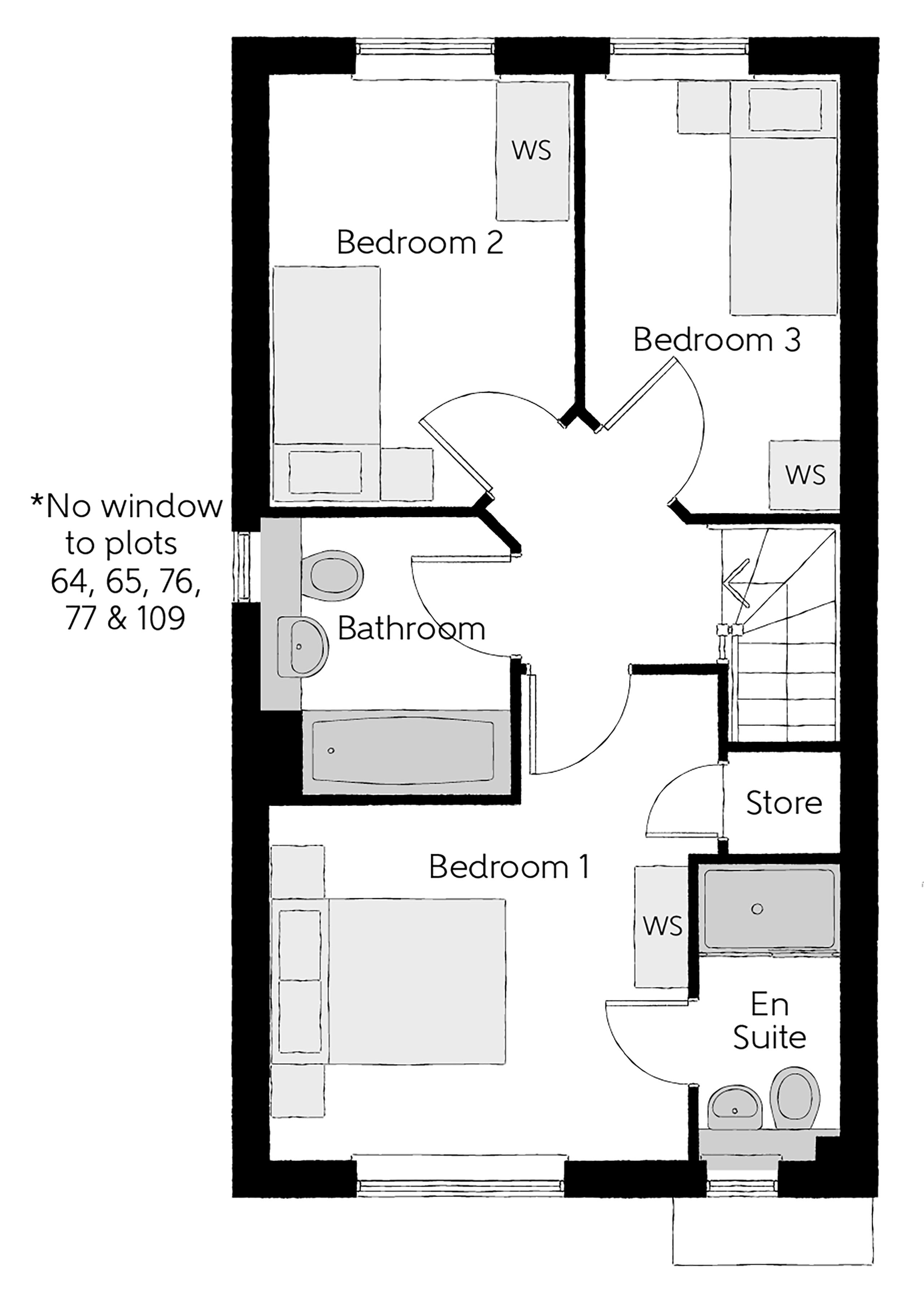 81, Field Lane, Greenleys, Milton Keynes floorplan