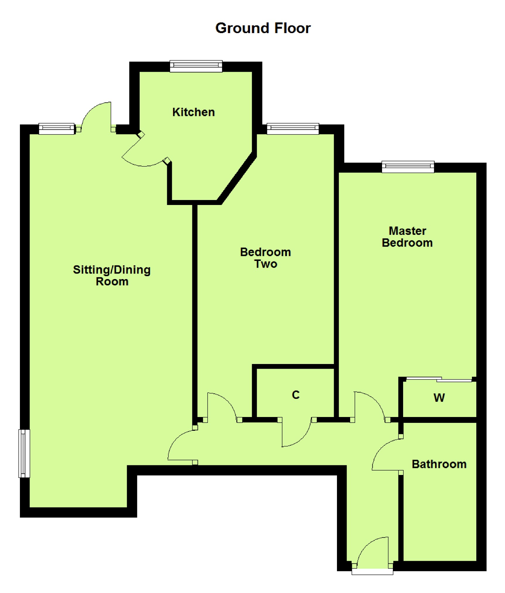 2 Bedrooms Flat for sale in Castle Lodge, Gladstone Road, Chippenham, Wiltshire SN15