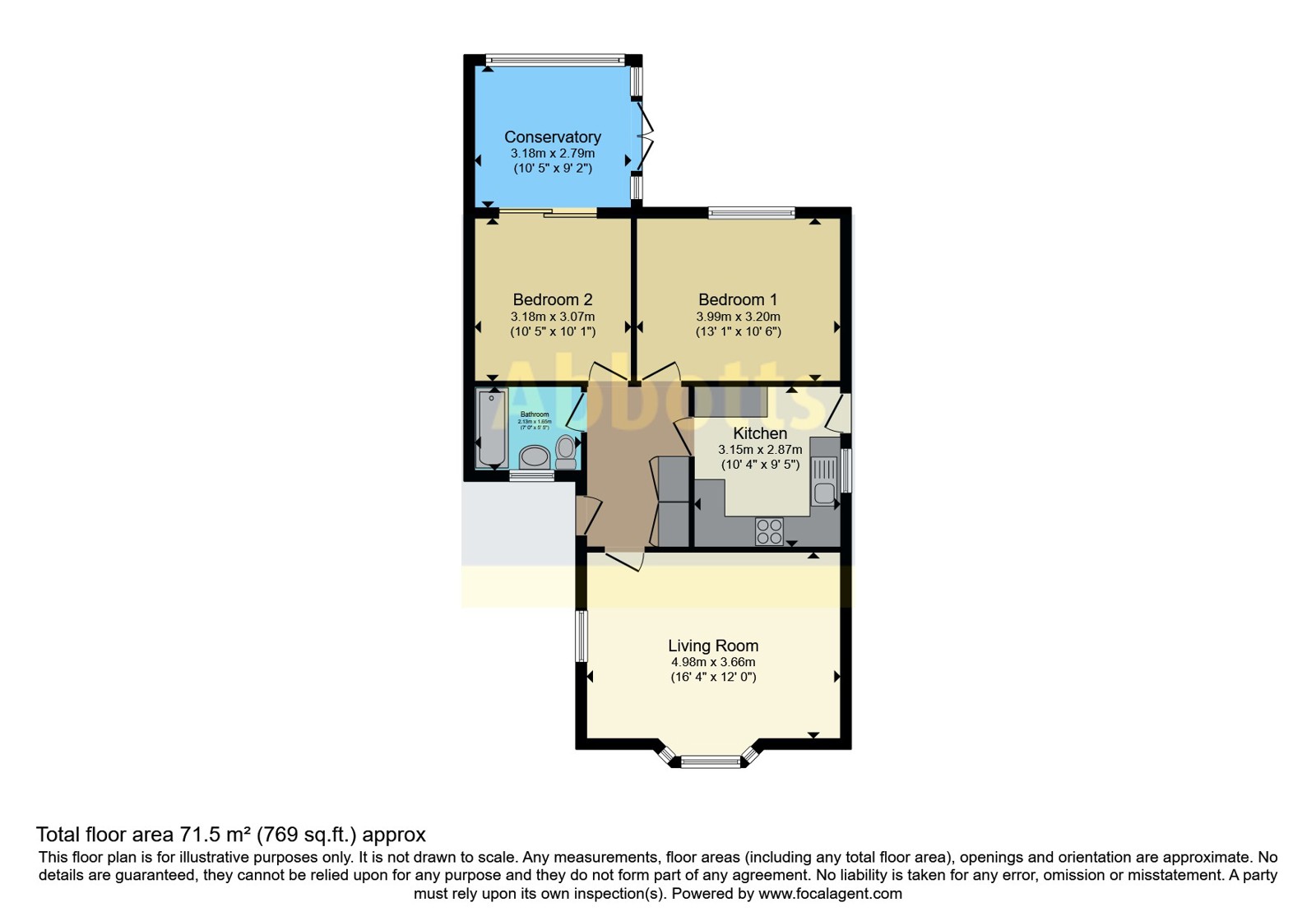 16, Fleming Court, Thetford floorplan