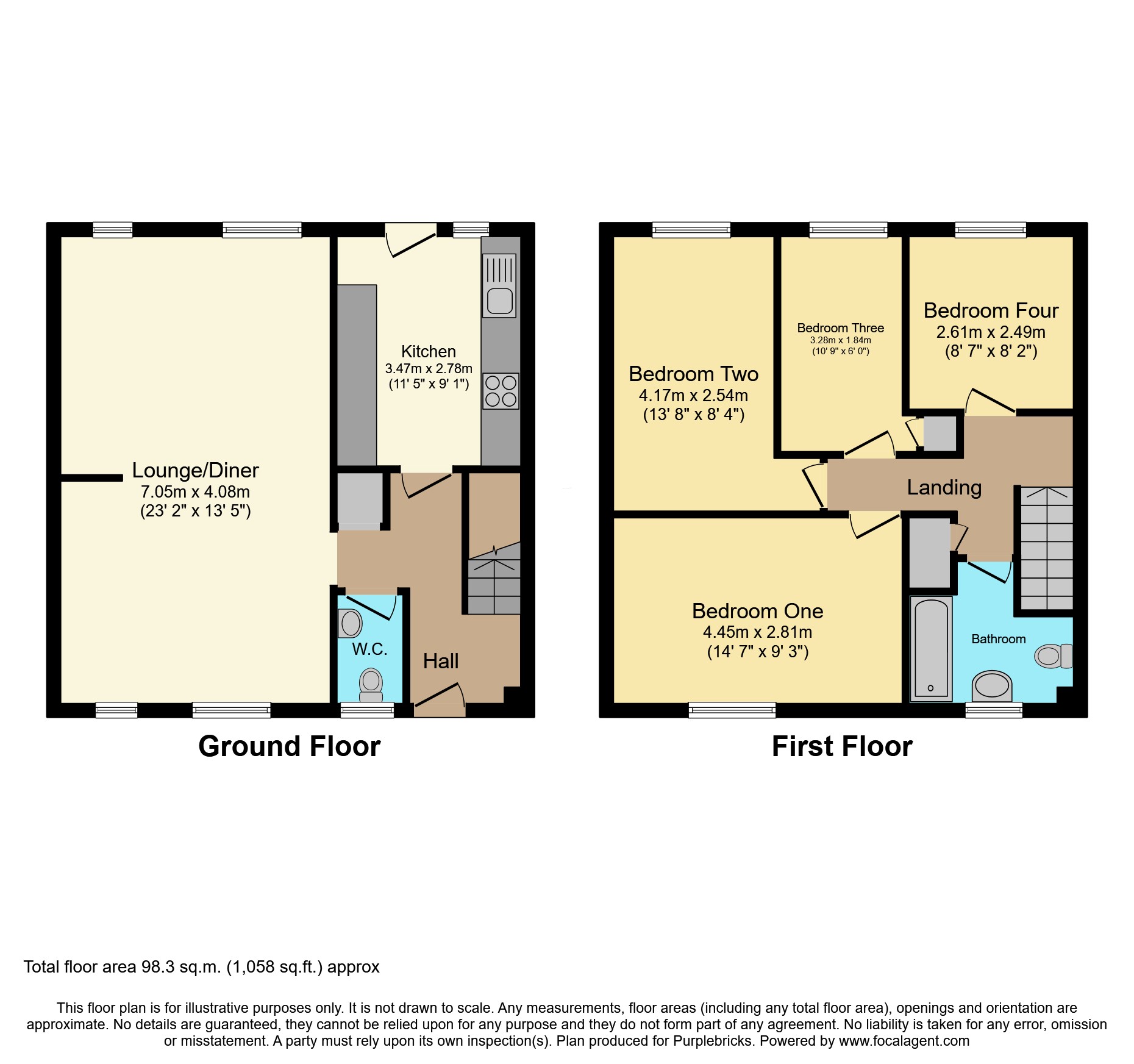 2, Deeping Close, Southampton floorplan