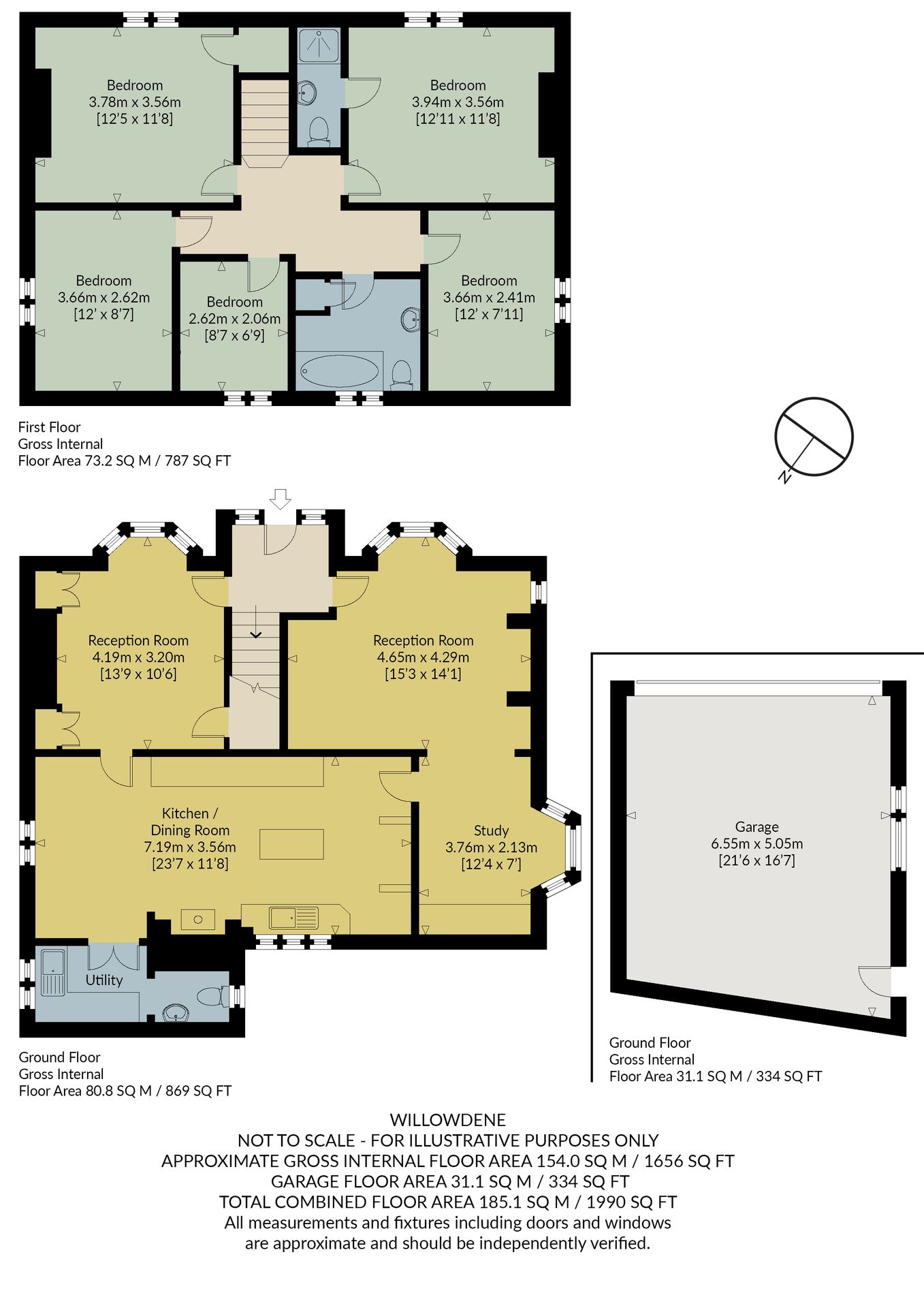 Willowdene, Whitstable floorplan