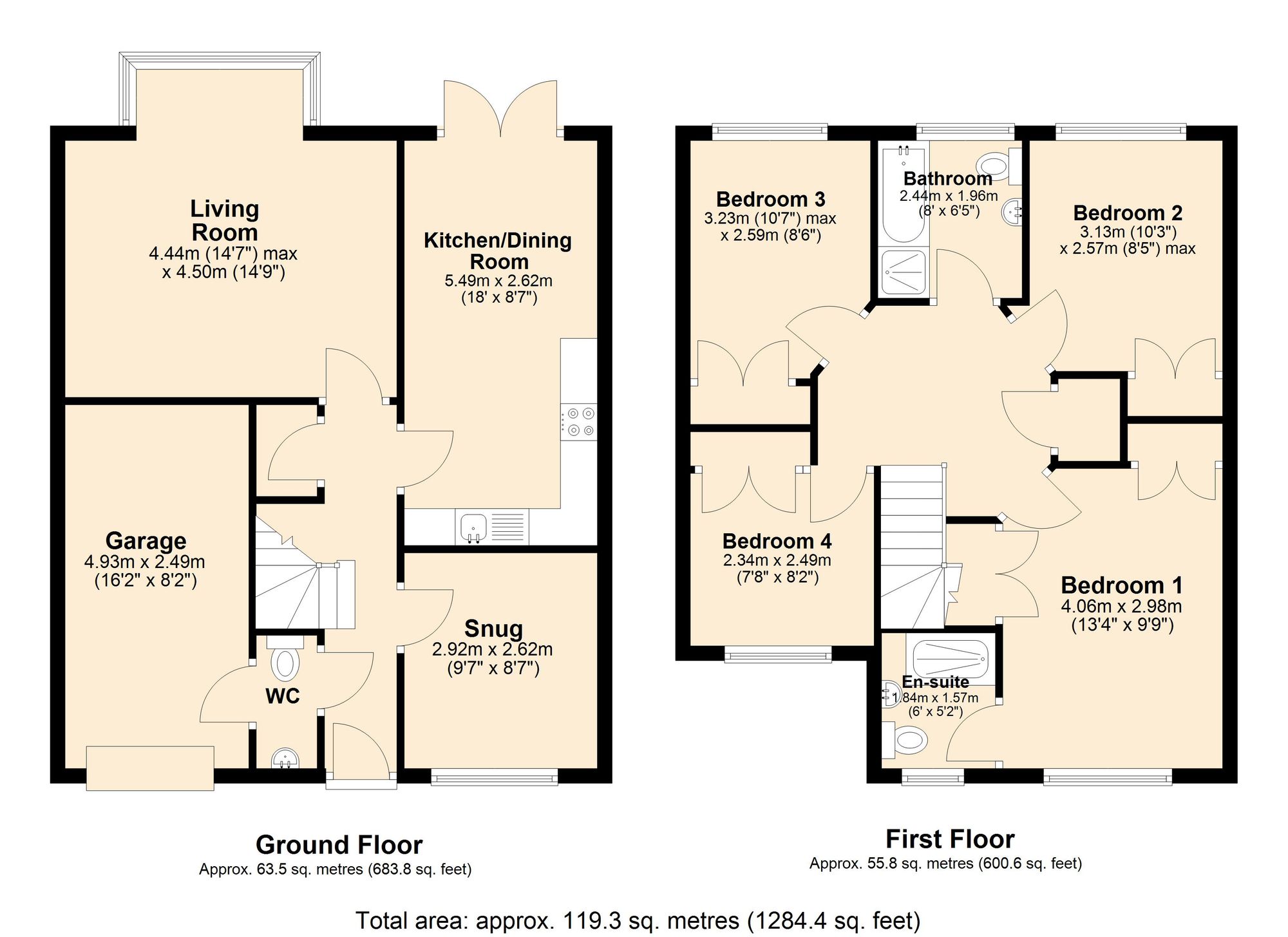 40 Bluebell Way, Accrington floorplan