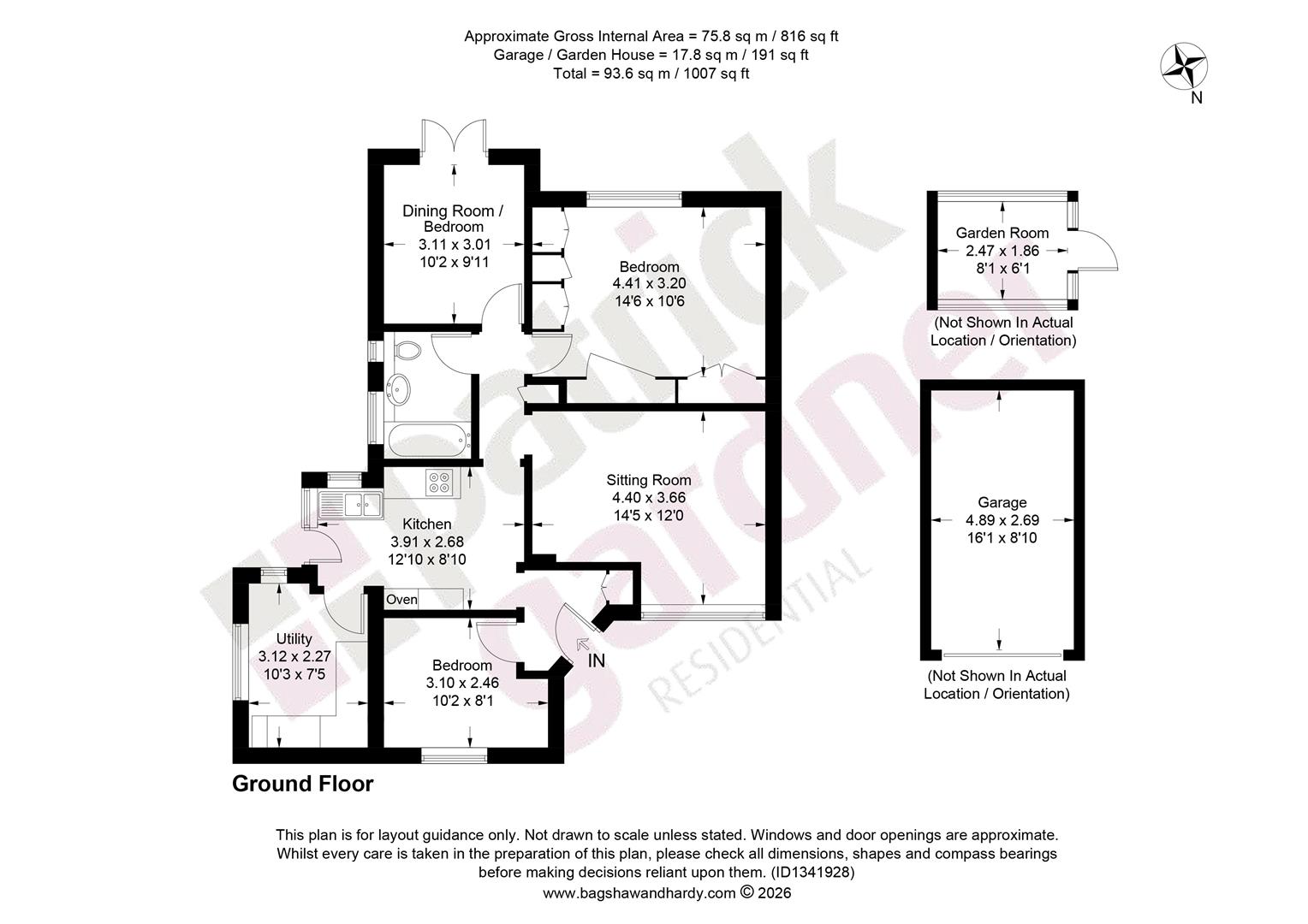 19, The Garstons, Great Bookham floorplan