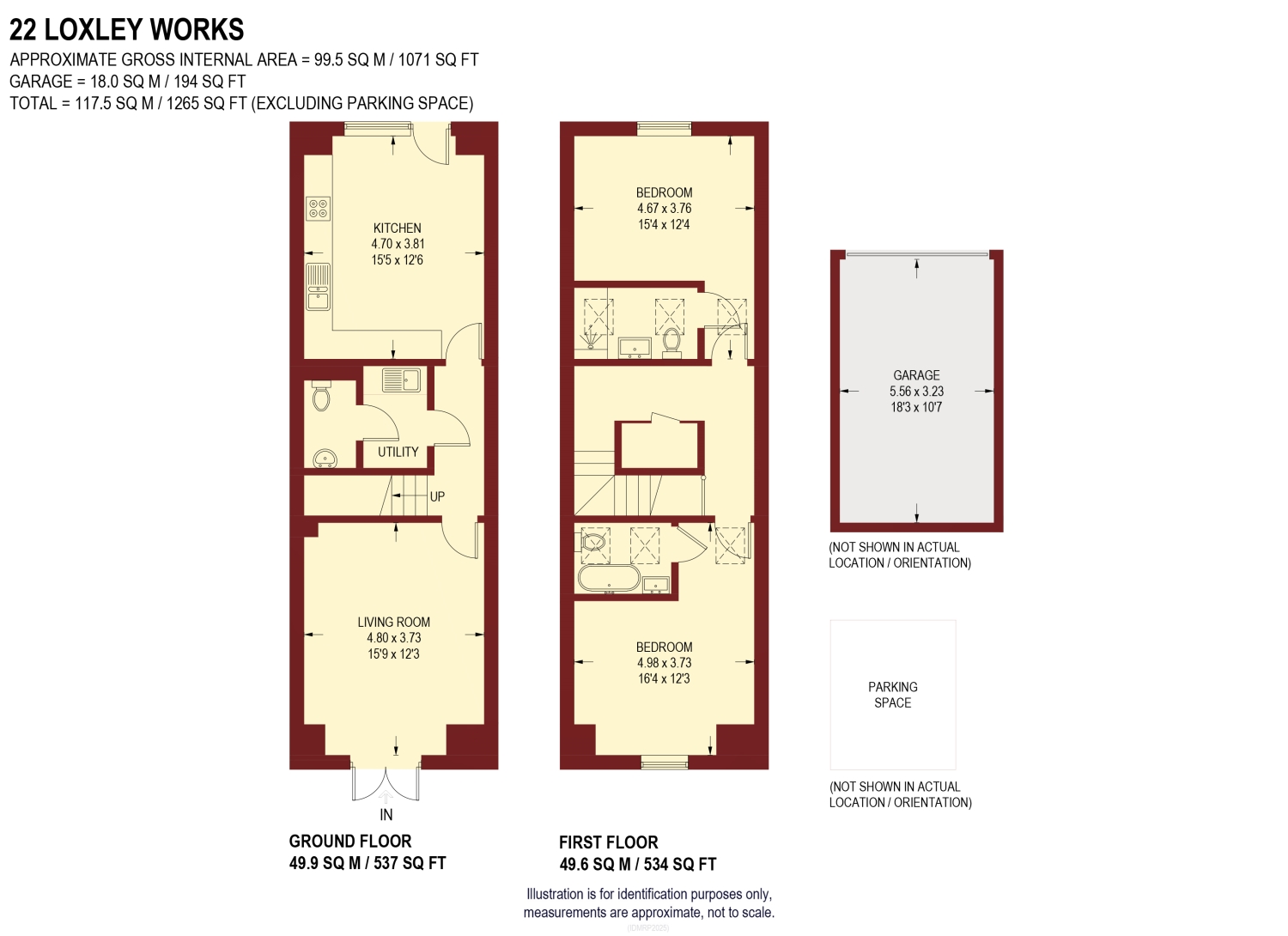 22, Low Matlock Lane, Sheffield floorplan