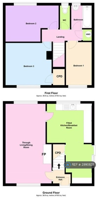 Hafod Elfed, Carmarthen floorplan