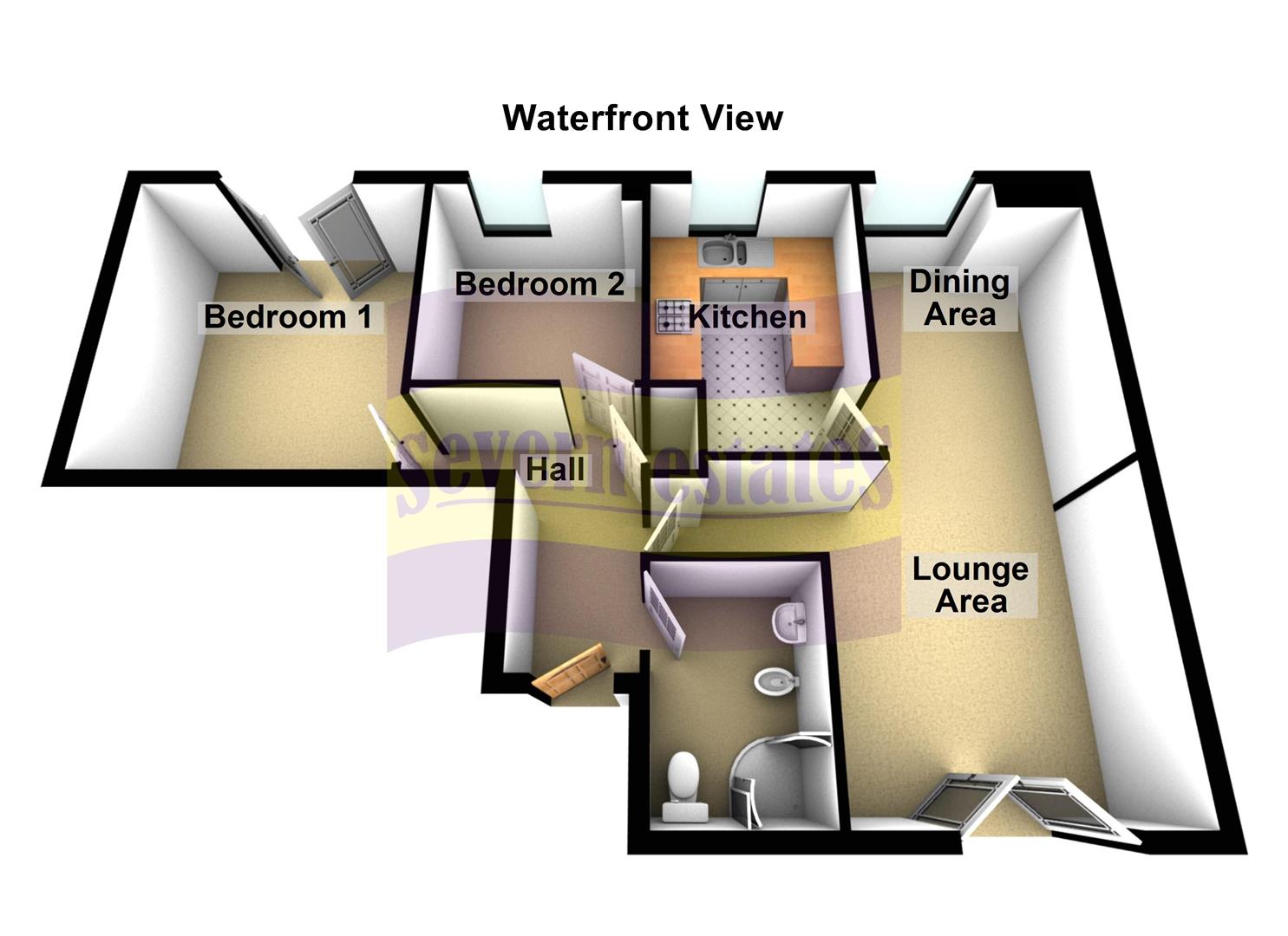 16 Waterfront Views, York Street, Stourport-On-Severn floorplan