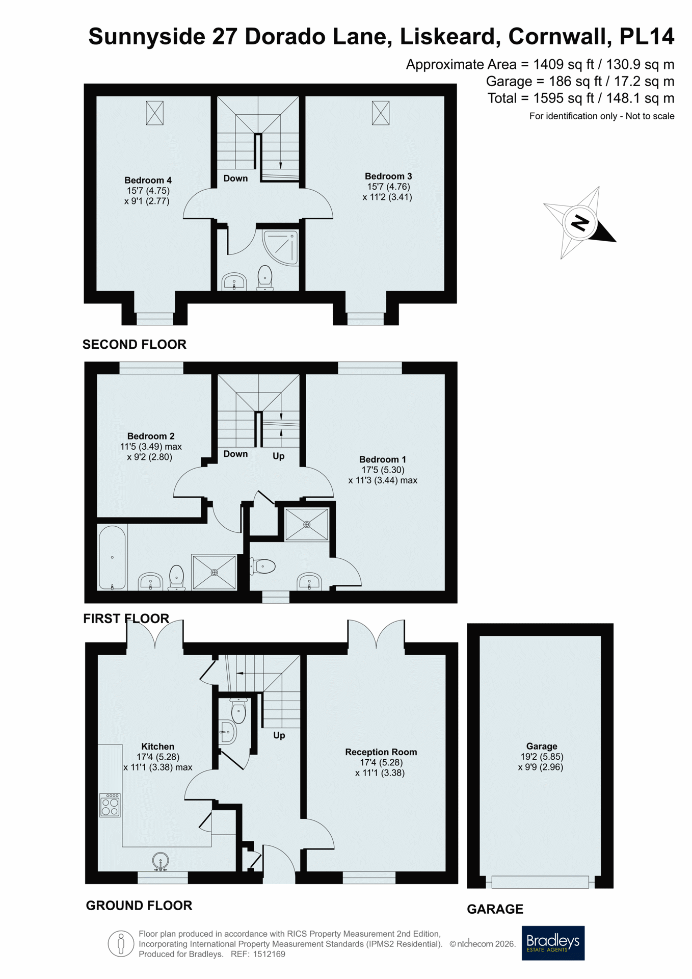 Sunnyside, 27, Dorado Lane, Cornwall floorplan