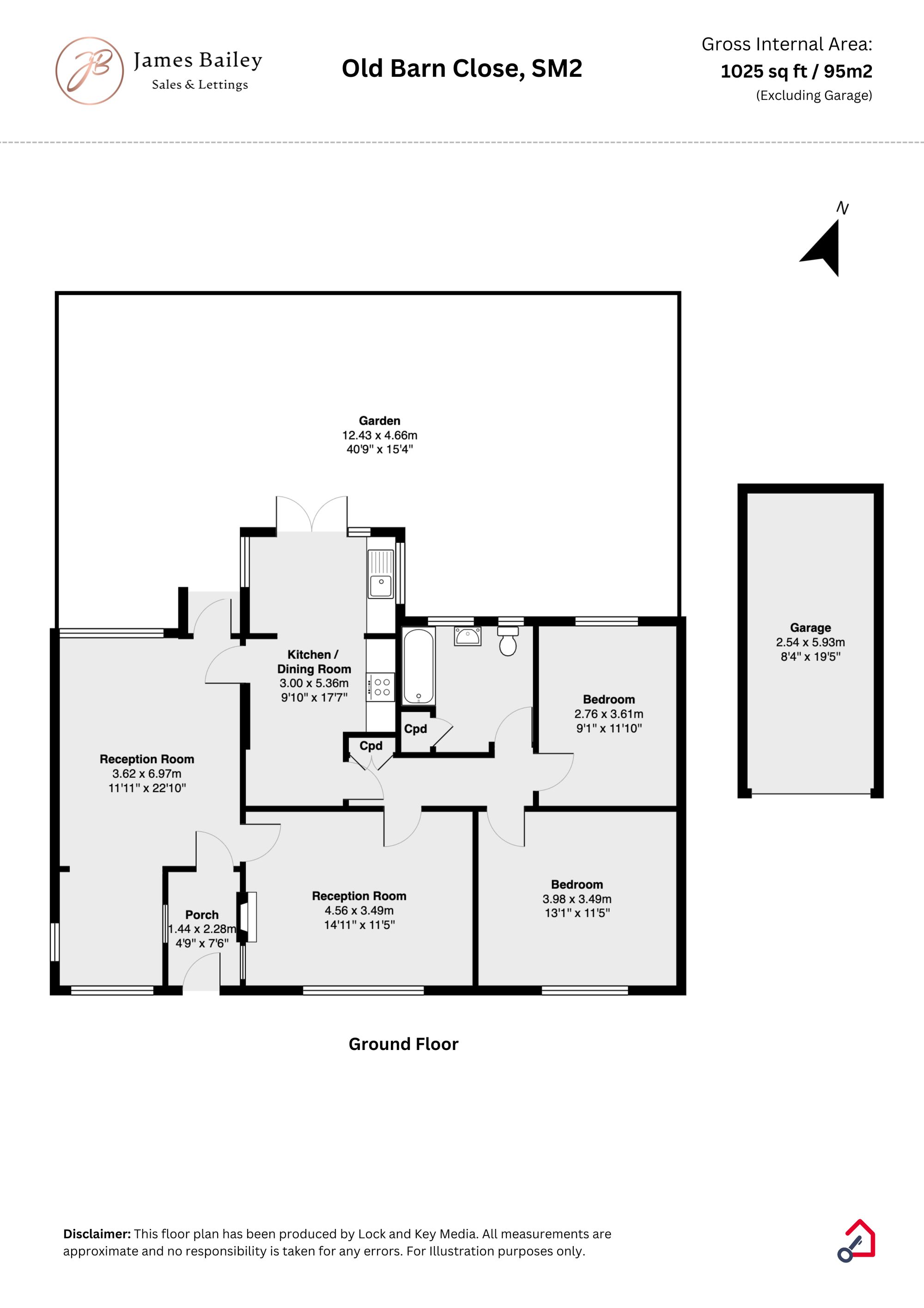 6 Old Barn Close, Sutton floorplan
